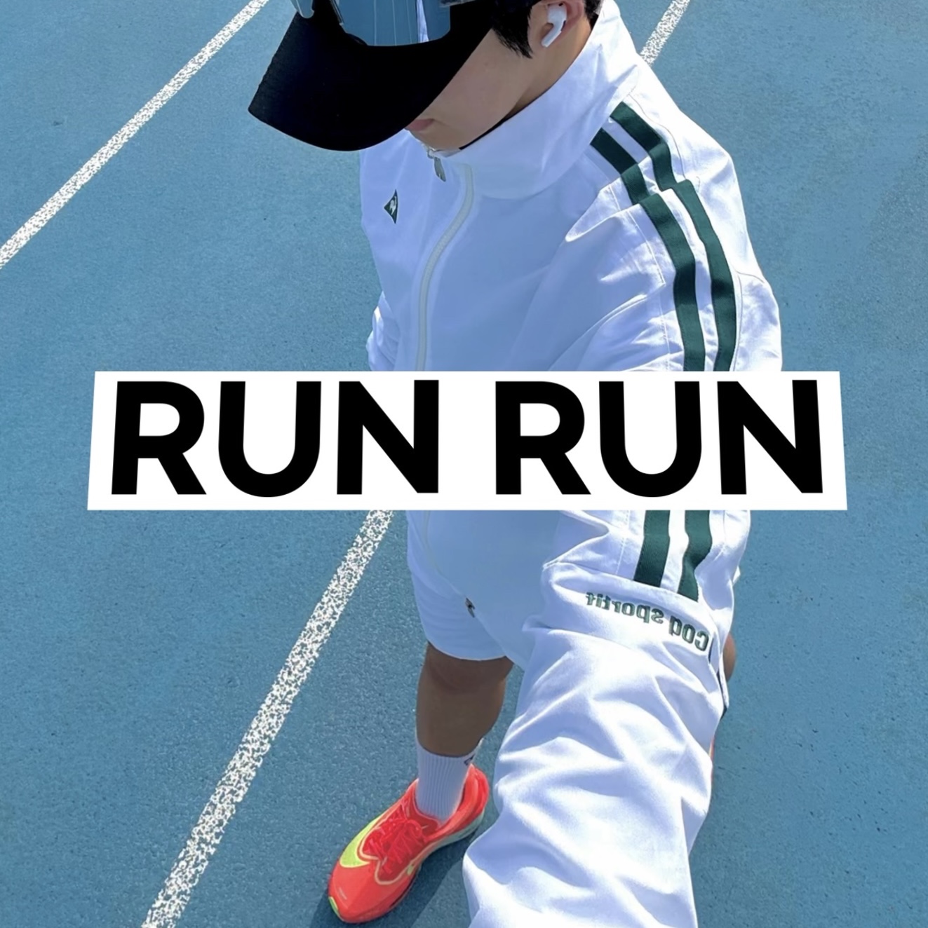 Nike Zoom Fly 6 Bright Crimson Lime Blast 착용 스타일 - 1
