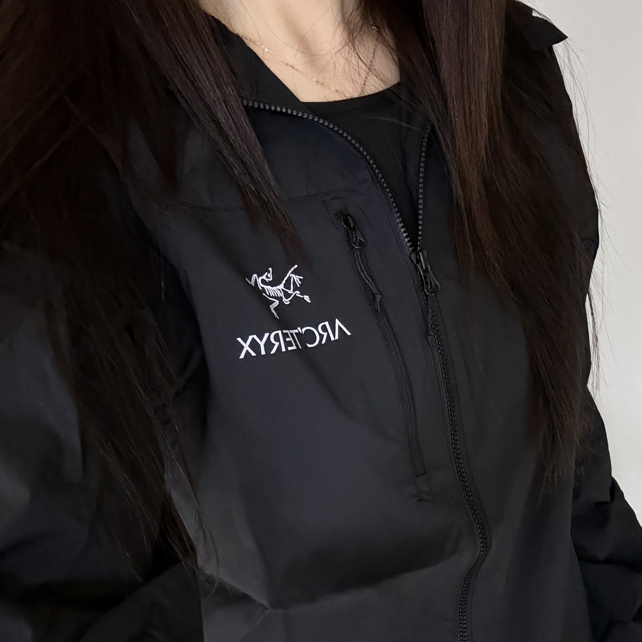 Arc'teryx Squamish Hoody Black 착용 스타일