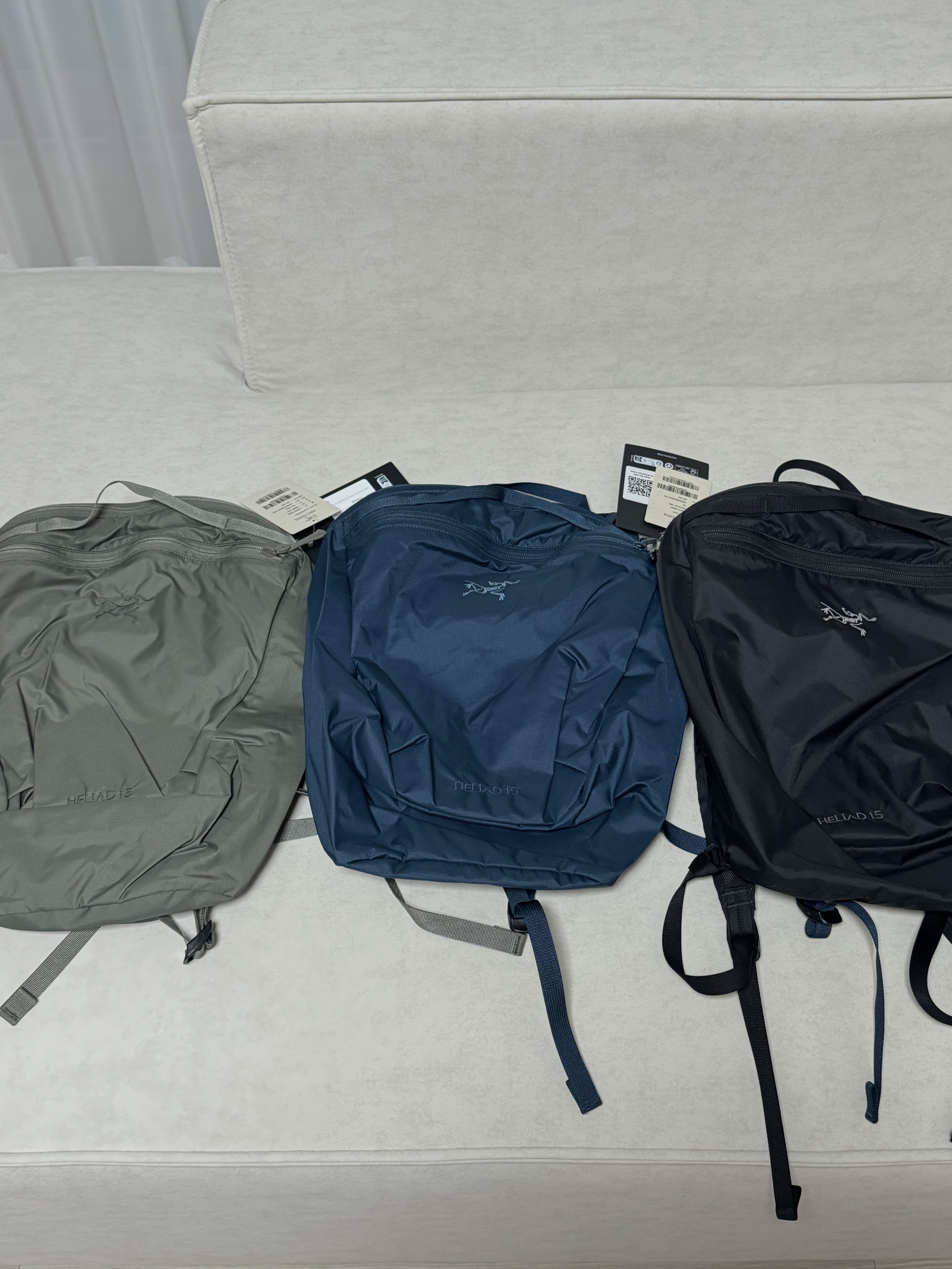 Arc'teryx Heliad 15 Backpack Forage, Arc'teryx Heliad 15 Backpack Nightscape 착용 스타일 - 4