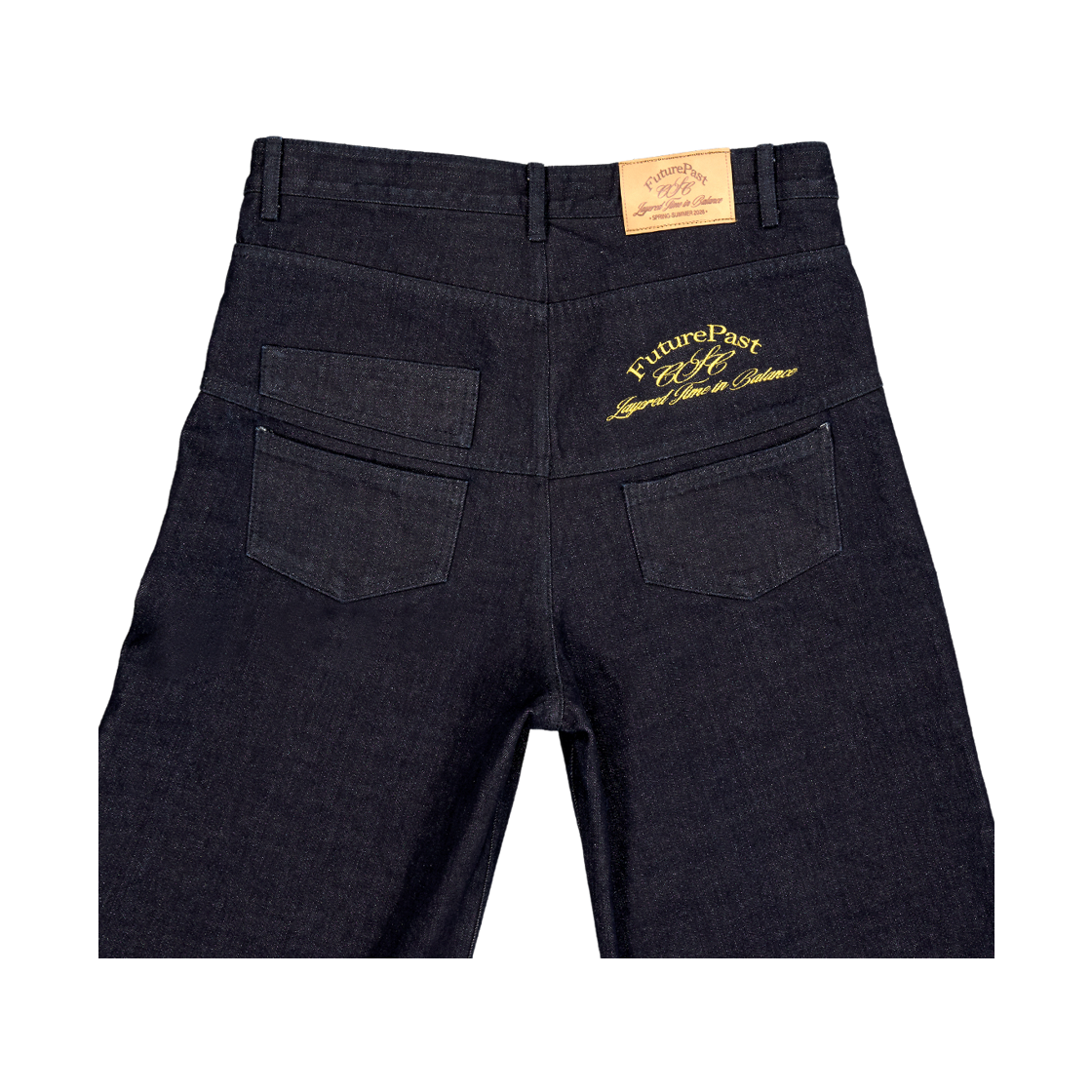 씨에스씨 오버 드레이프드 데님 팬츠 로우(CSC Over Draped Denim Pants Raw) - 3