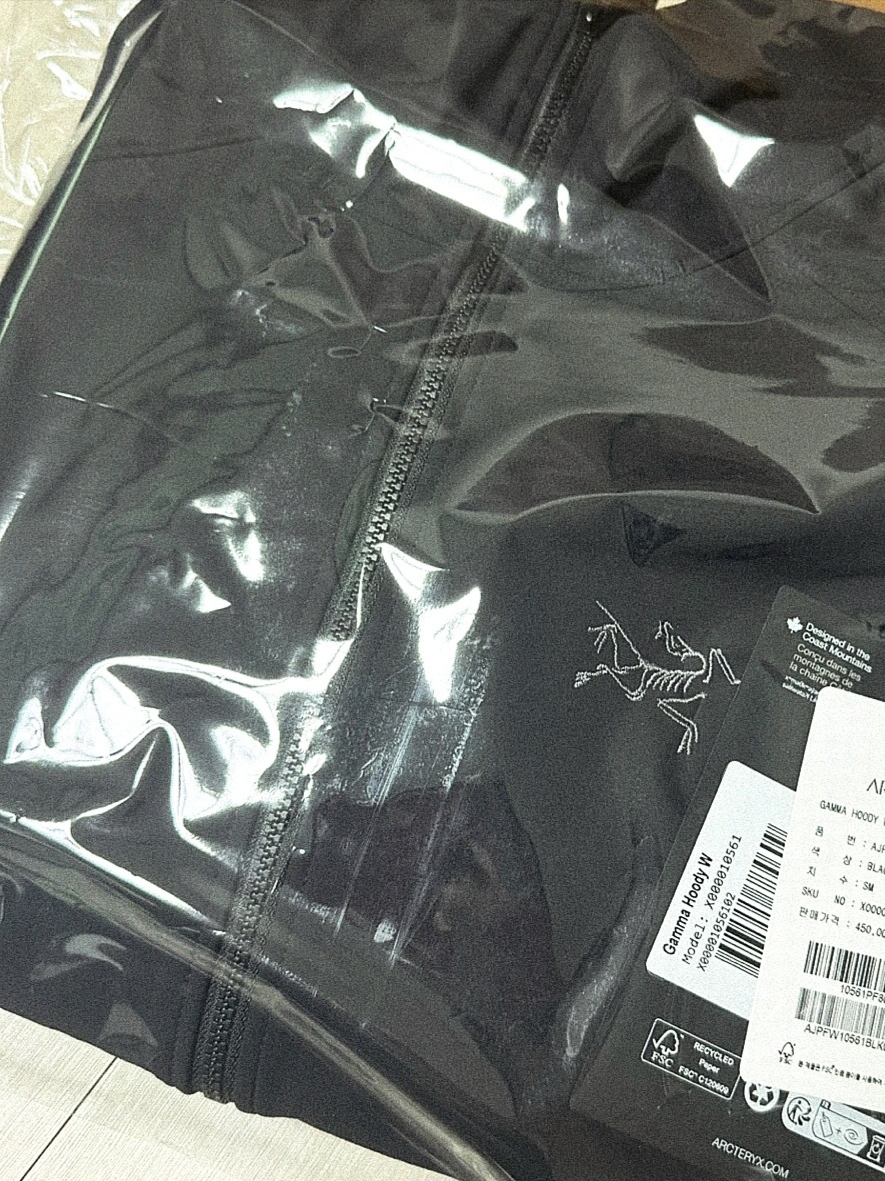 (W) Arc'teryx Gamma LT Hoody Black, (W) Arc'teryx Gamma Lightweight Hoody Black 착용 스타일