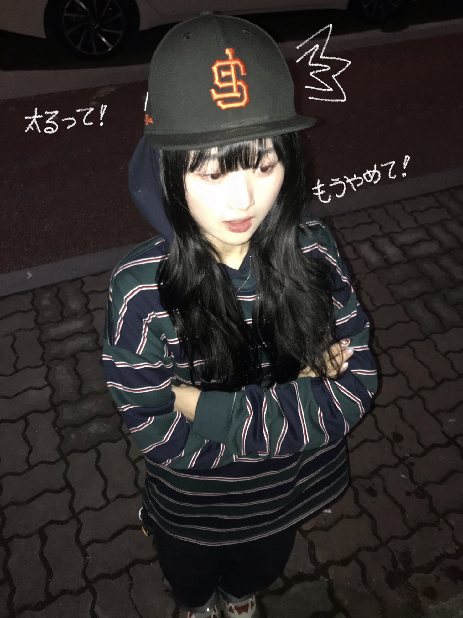 New Era MLB New York Yankees Basic 59Fifty Fitted Cap Black White, New Era MLB San Francisco Giants Lee Jung Hoo Fitted Cap Black 착용 스타일 - 1