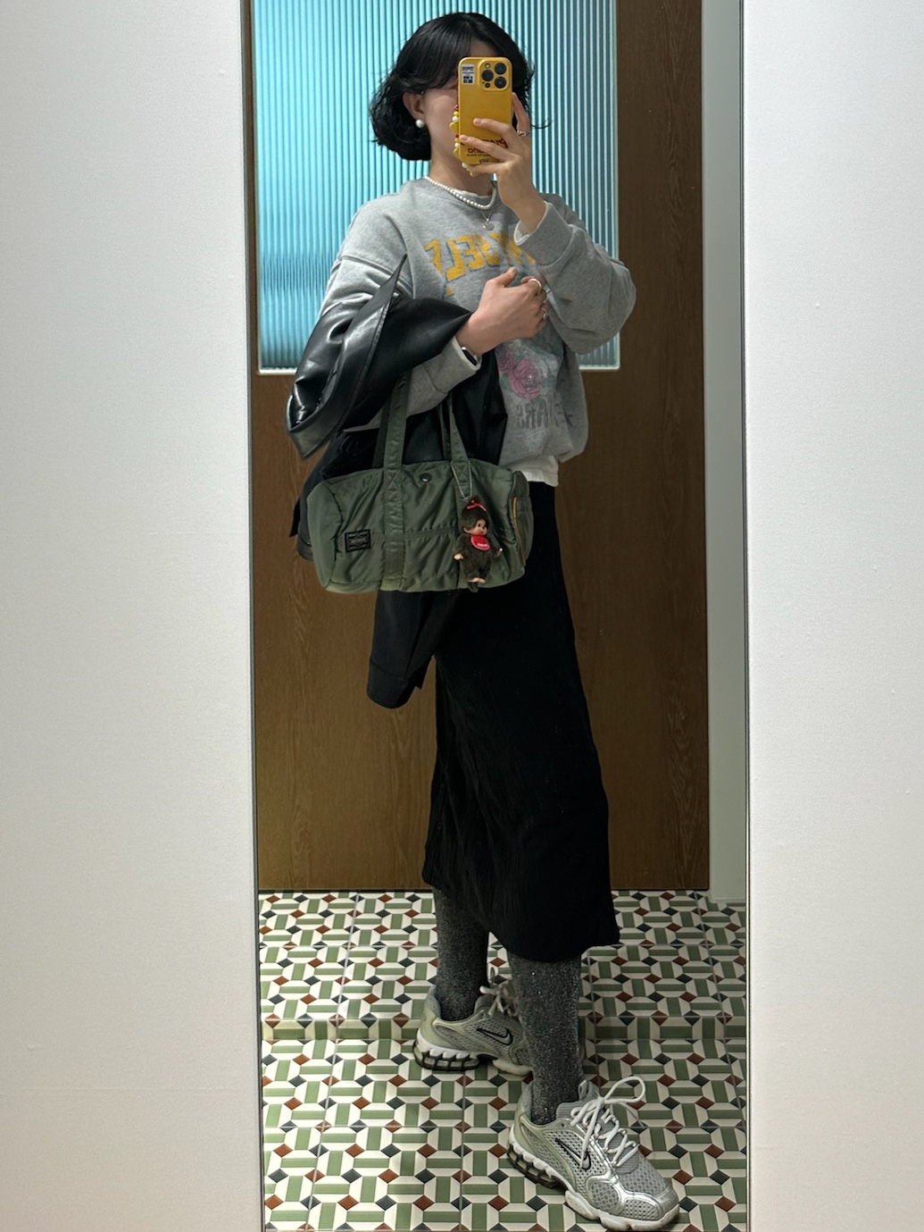 Porter Tanker Duffle Bag S Sage Green, Nike Air Zoom Spiridon Cage 2 Metallic Silver 착용 스타일 - 2