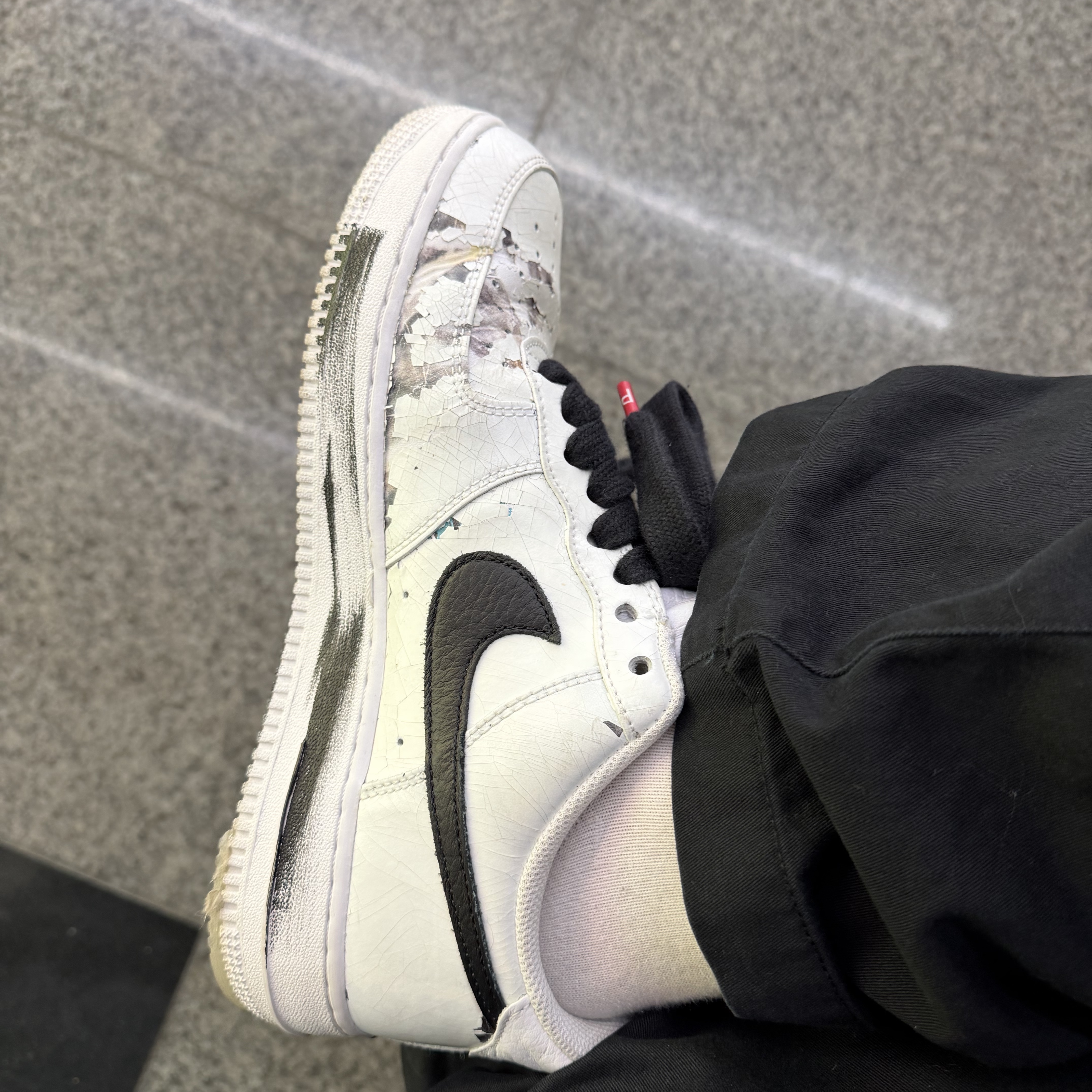 Nike x Peaceminusone Air Force 1 Low Para-Noise 2.0 착용 스타일 - 1