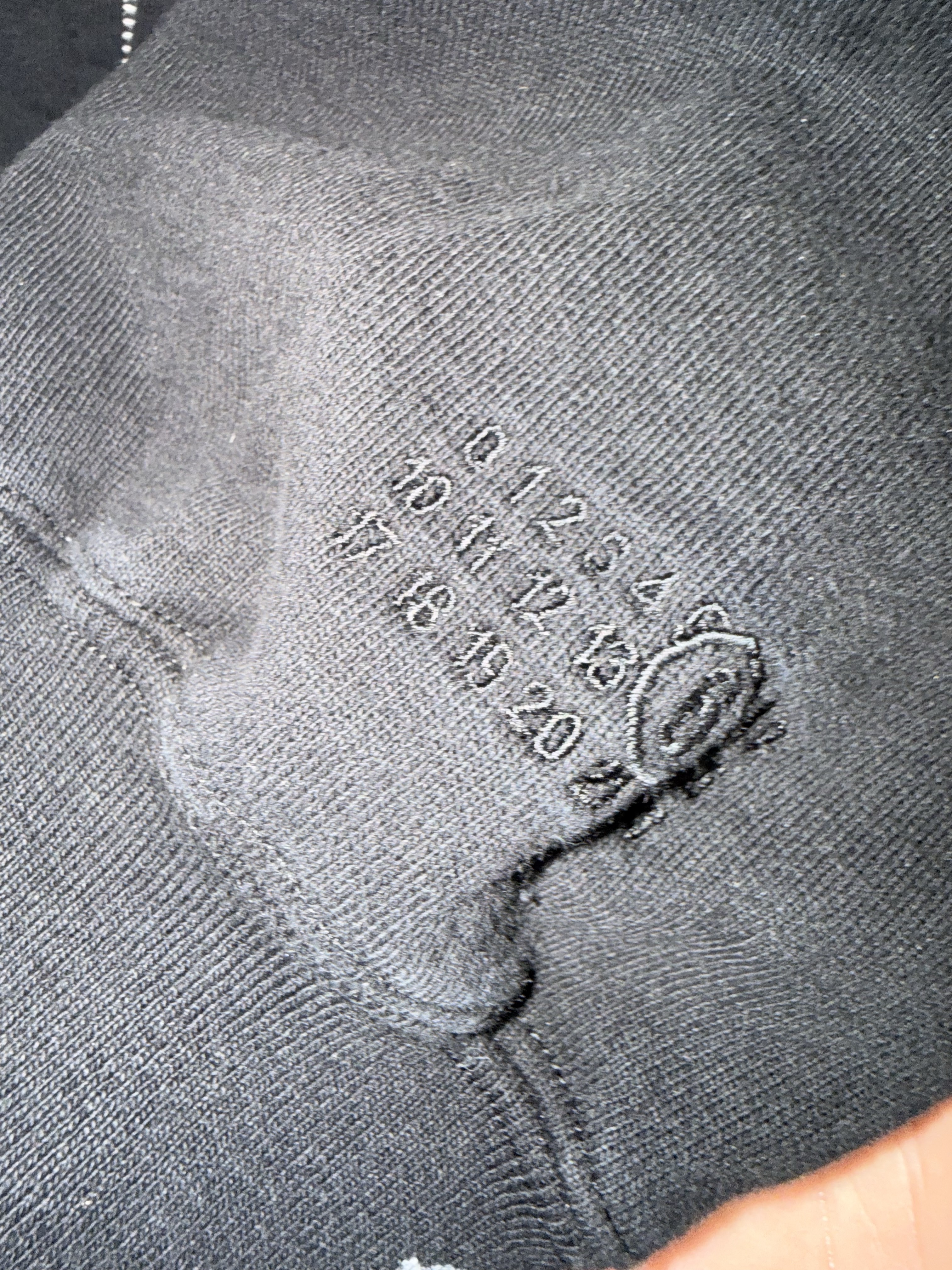 Supreme x MM6 Maison Margiela Box Logo Zip Up Hooded Sweatshirt Black - 26SS 착용 스타일 - 2