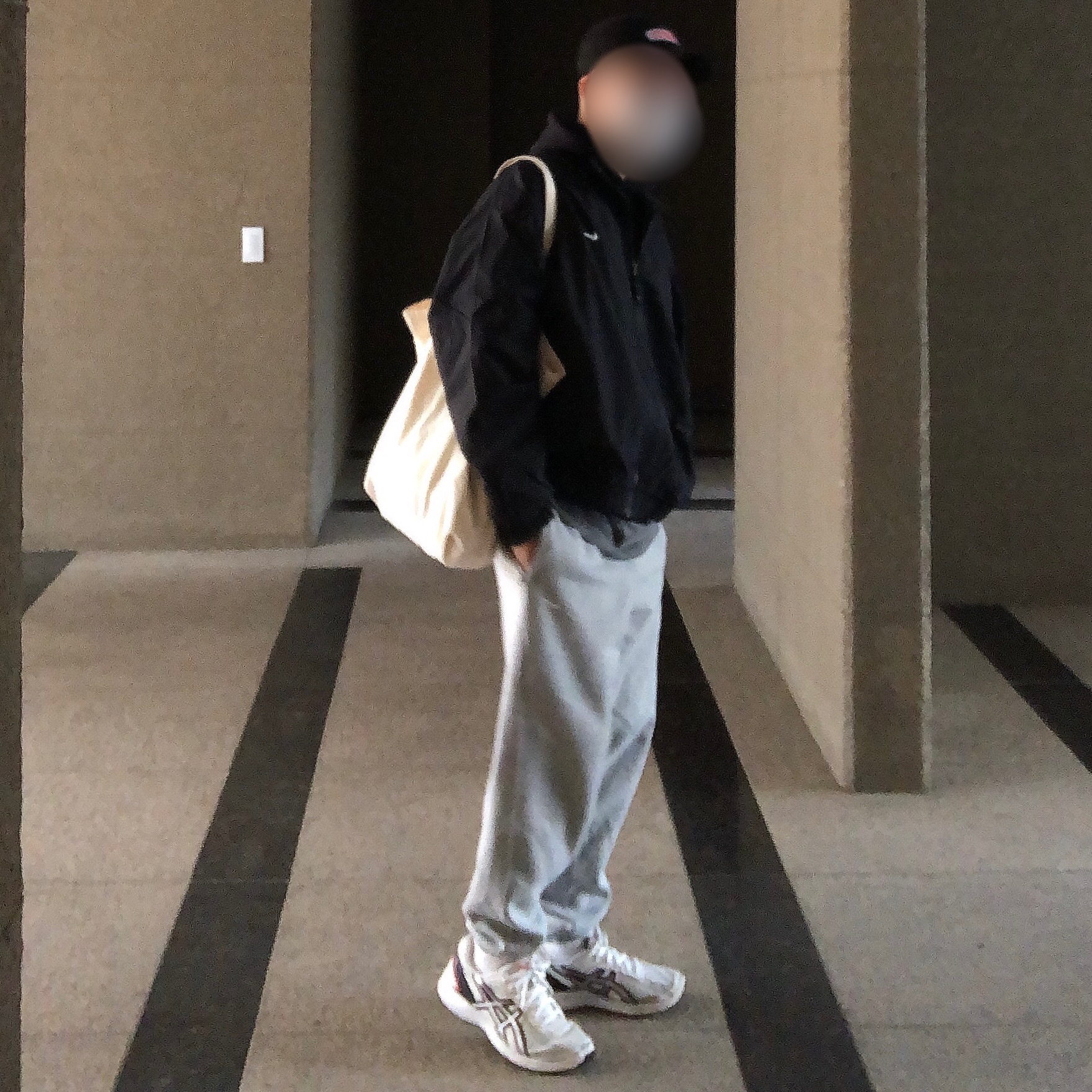 Nike NRG Solo Swoosh Fleece Pants Dark Grey Heather - Asia, Nike NRG Solo Swoosh Fleece Pants Dark Grey Heather - US/EU 착용 스타일 - 3