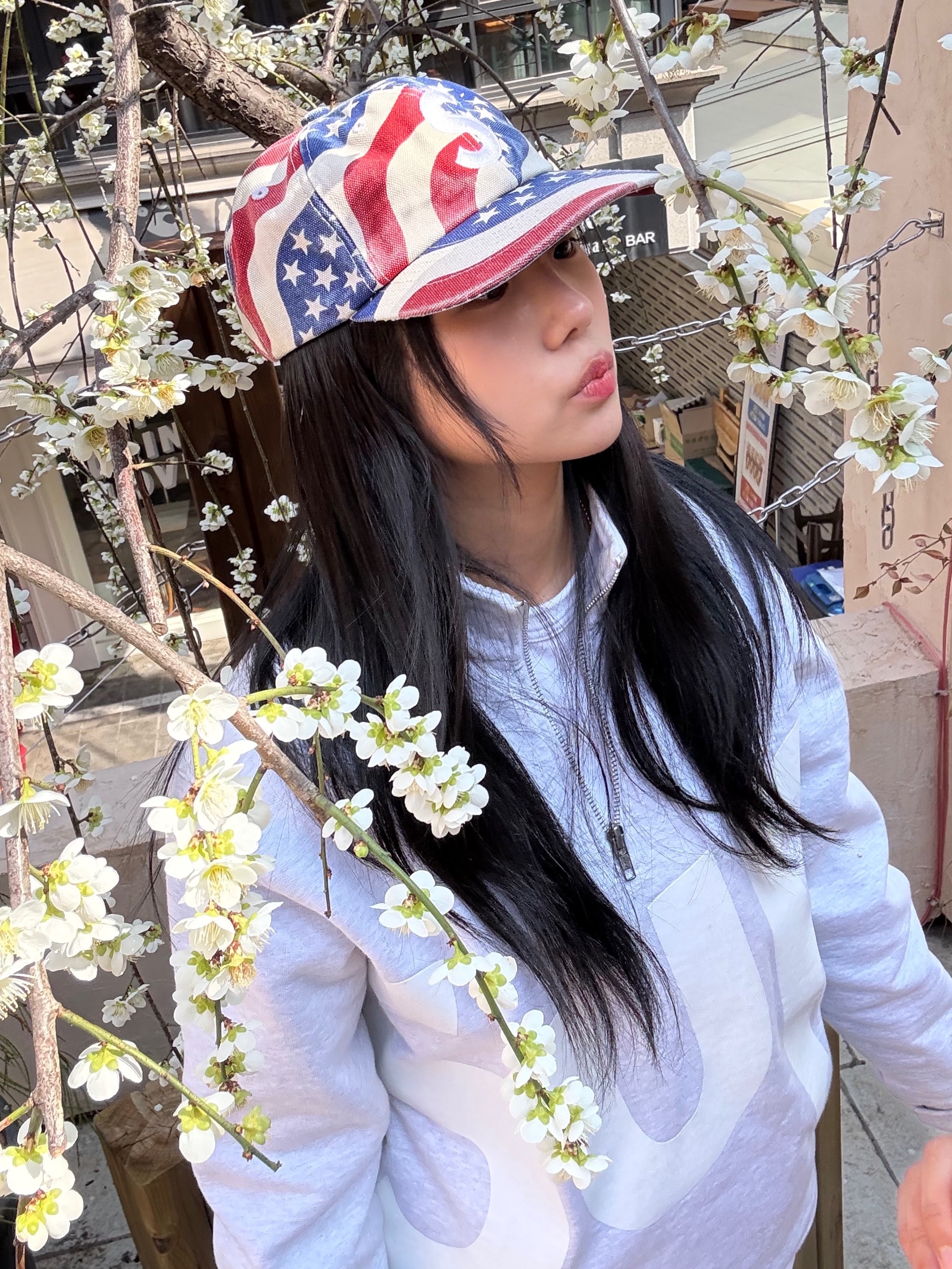 Supreme Pigment Coated S Logo 6-Panel Flag - 26SS 착용 스타일 - 1