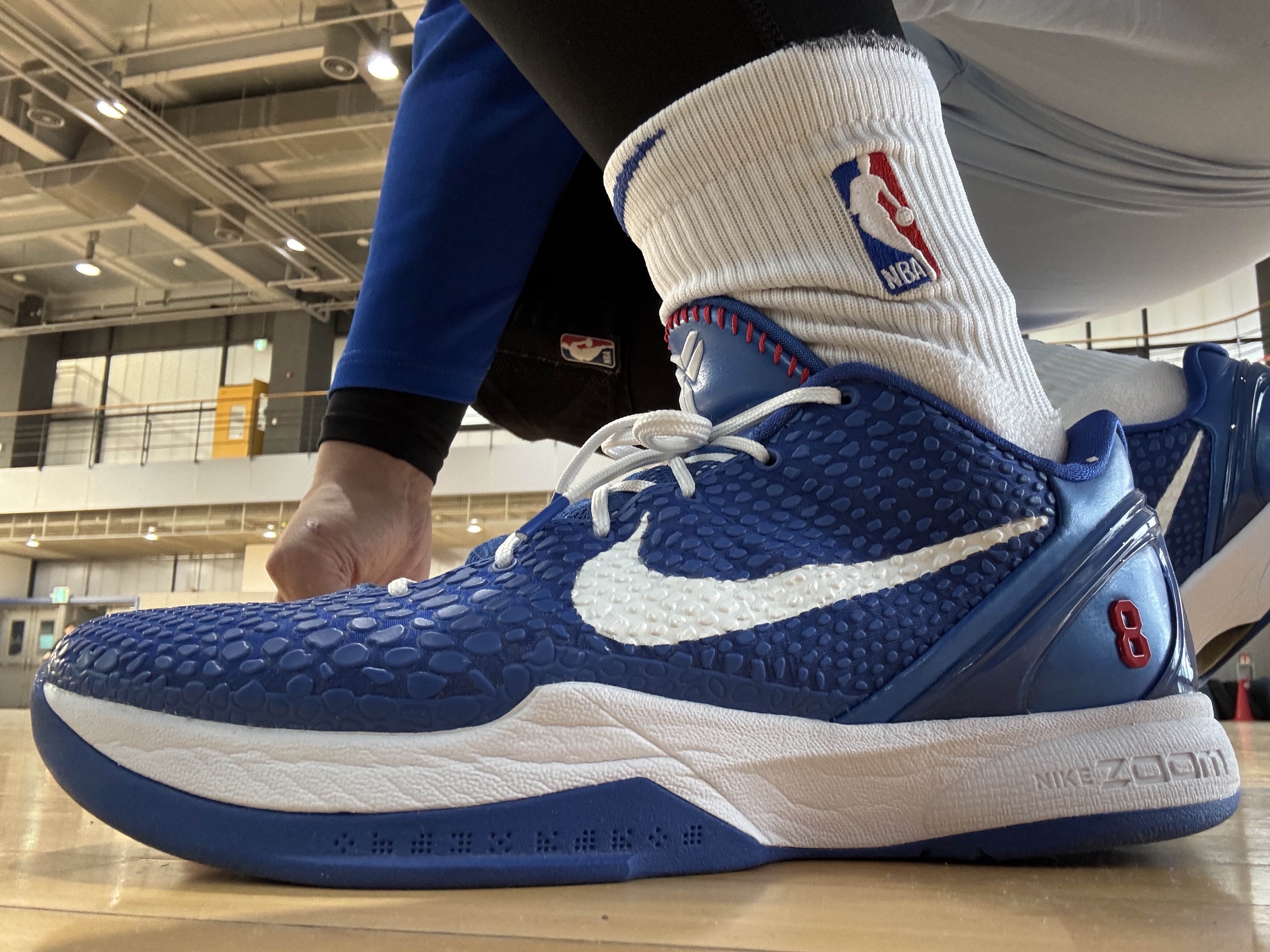 Nike Kobe 6 Protro Game Royal White 착용 스타일