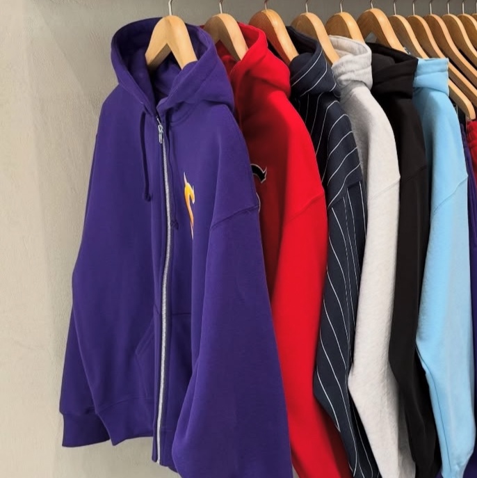 Supreme Devil S Logo Zip Up Hooded Sweatshirt Purple - 26SS 착용 스타일