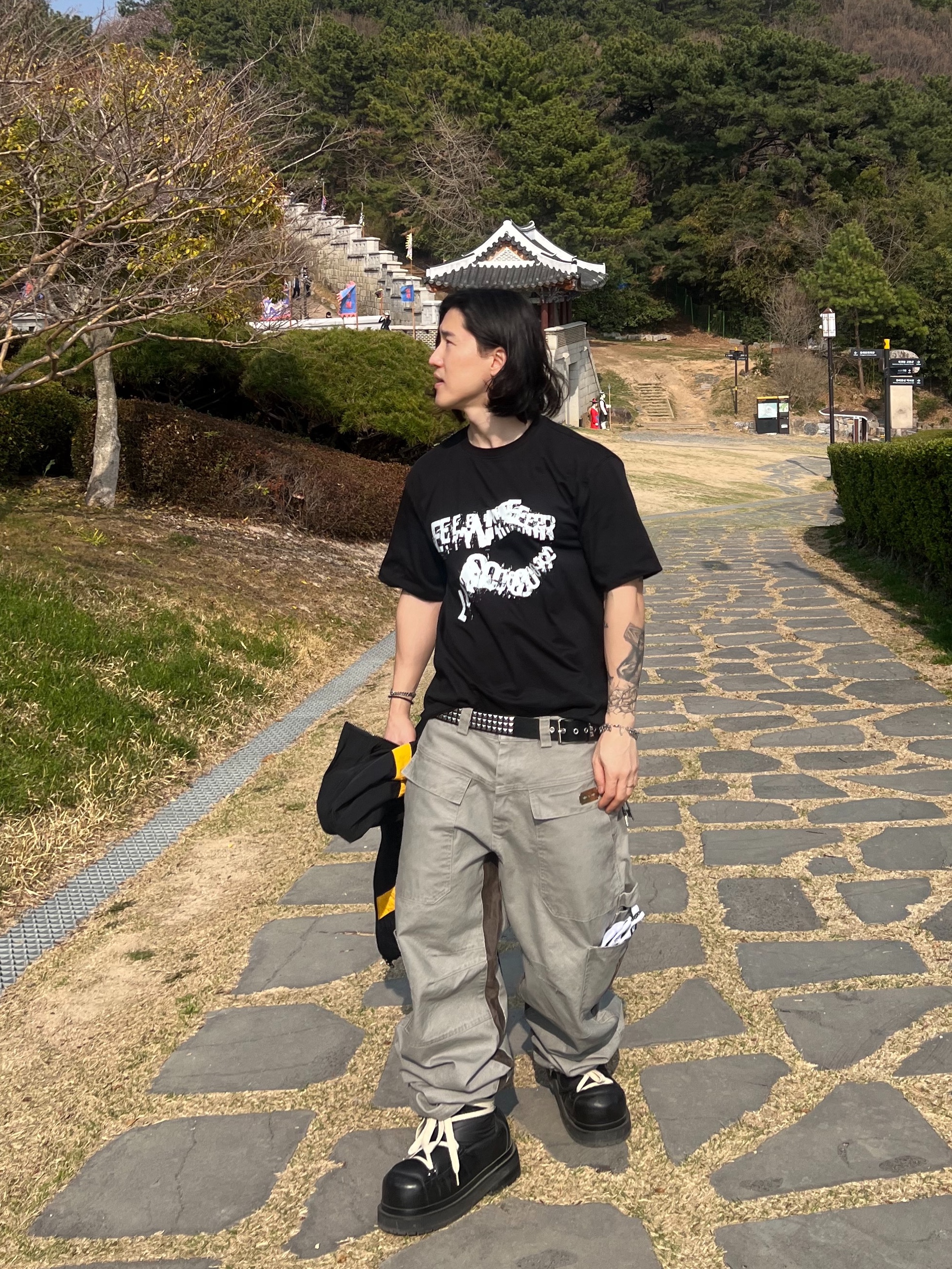 Honda Motorcyle Gloves White, Hono Report Leaf Bracelet 착용 스타일 - 8