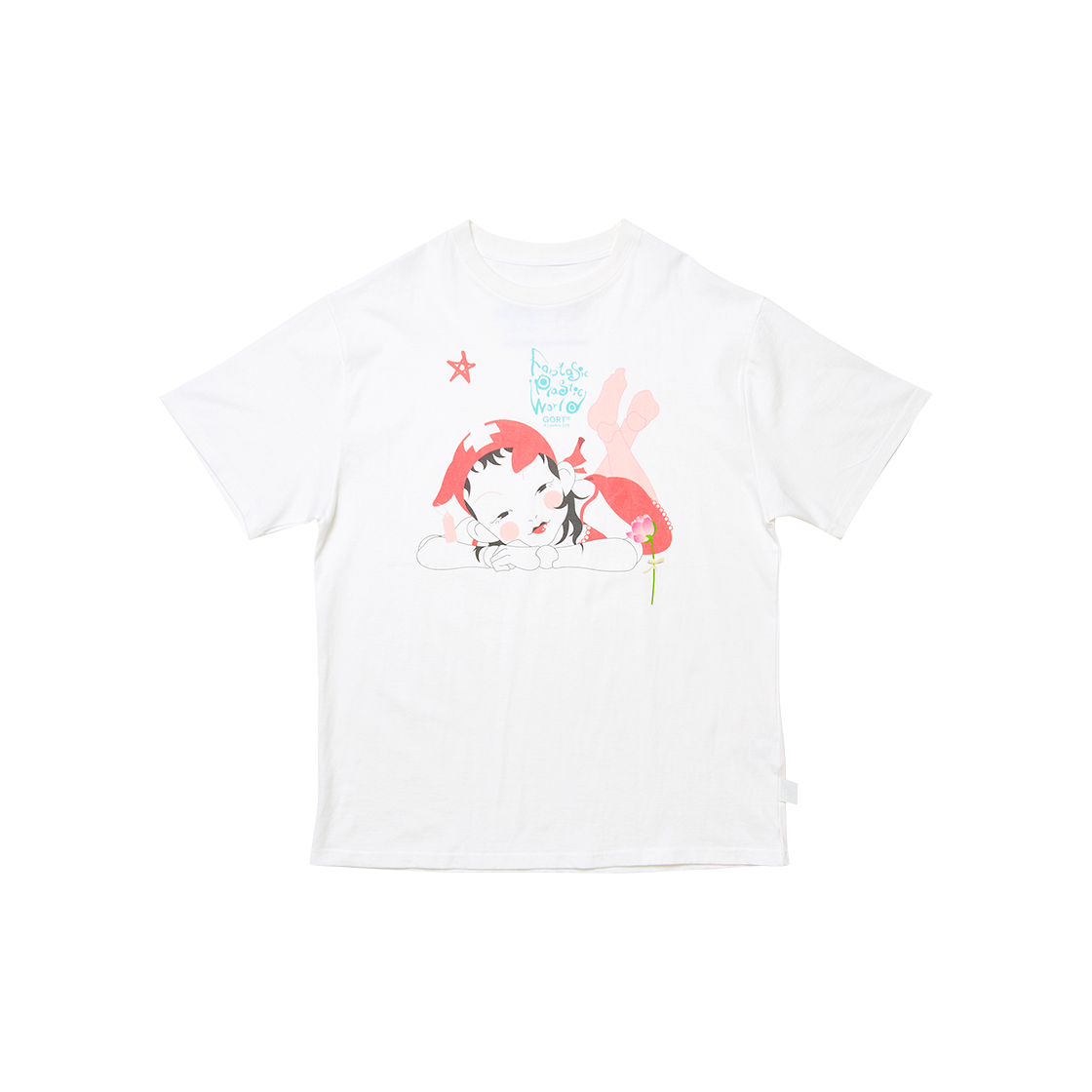 고트 X 러버스 239 FPW 티셔츠 레드(GORT X Lovers 239 Fpw T Shirt Red)