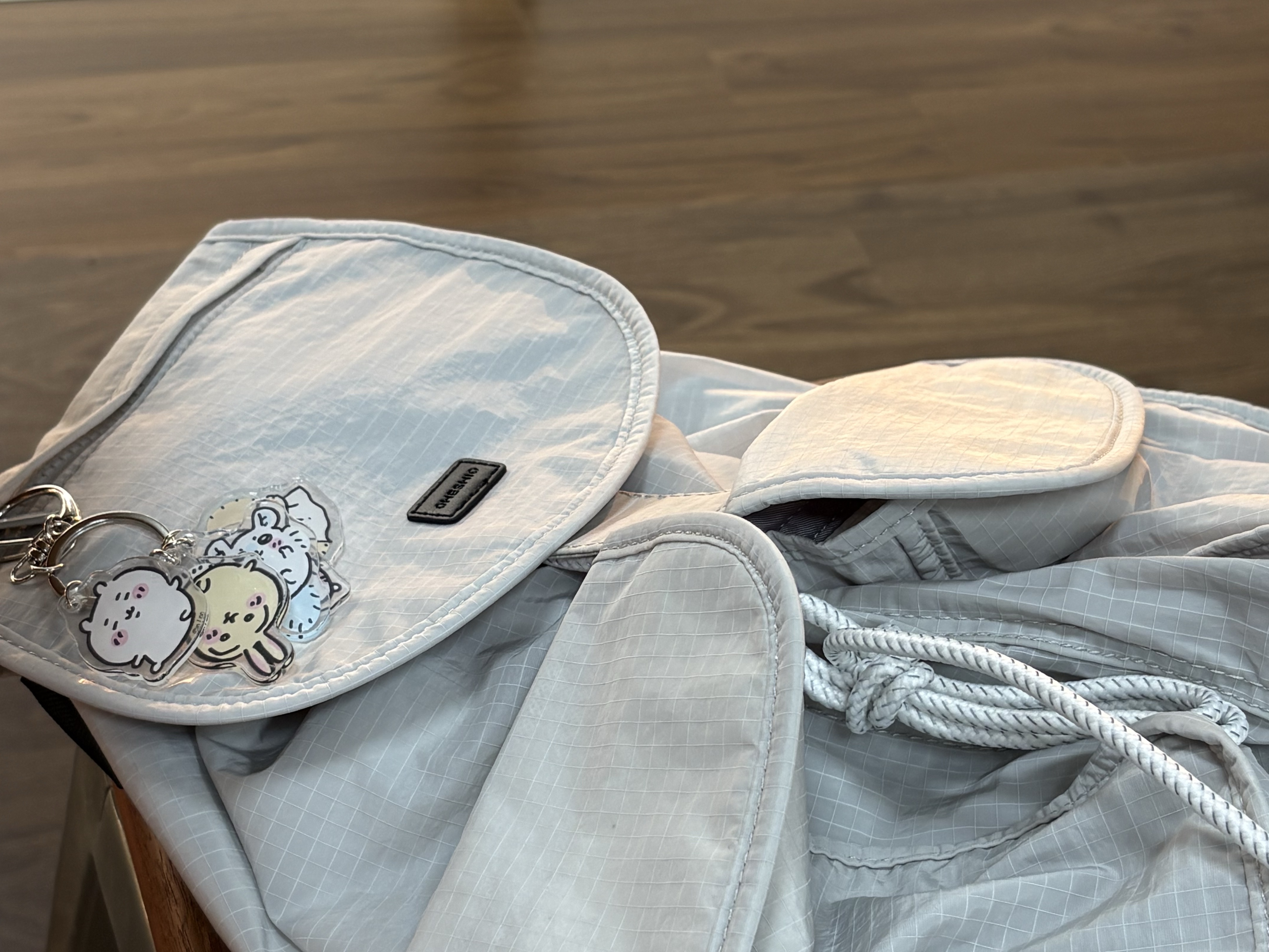 Chiikawa x Sanrio Characters Kiramekko Usagi Pompompurin 착용 스타일 - 4