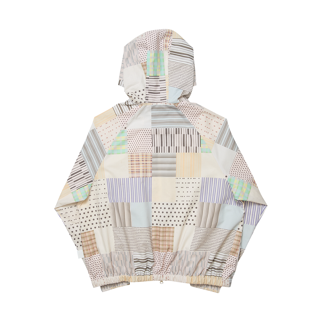 고트 패치워크 그래픽 후디 점퍼 베이지(GORT Patchwork Graphic Hoodie Jumper Beige) - 2