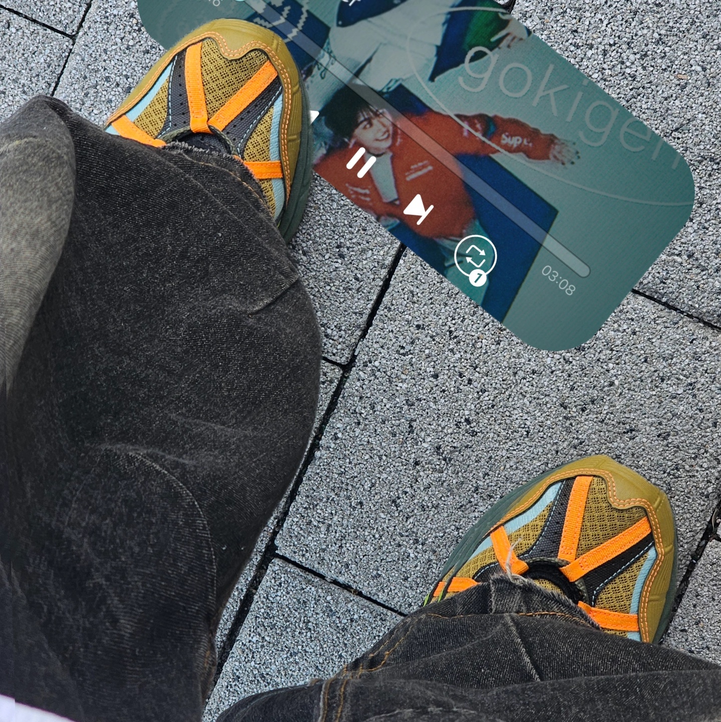 Asics x Andersson Bell Gel-Sonoma 15-50 Olive Oil Dark Brown 착용 스타일 - 1