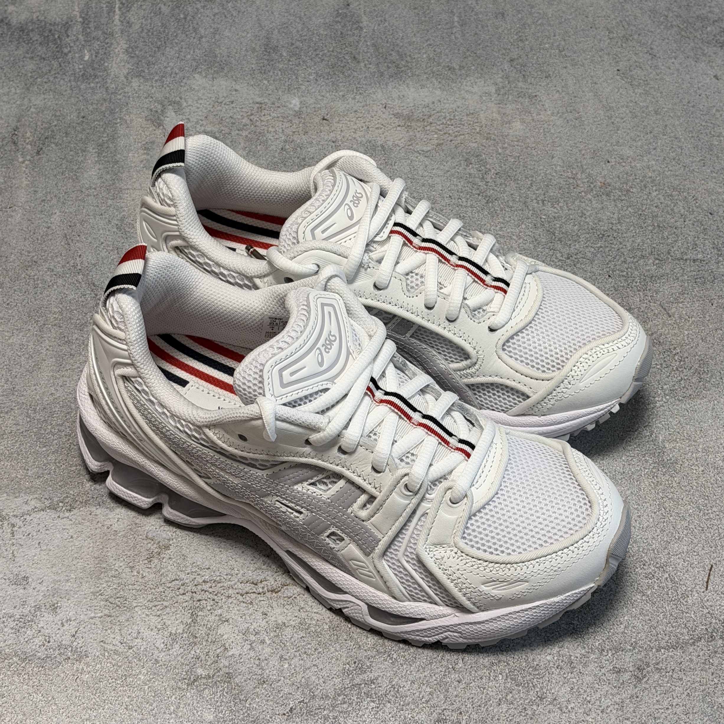 Asics x Thom Browne Gel-Kayano 14 White 착용 스타일