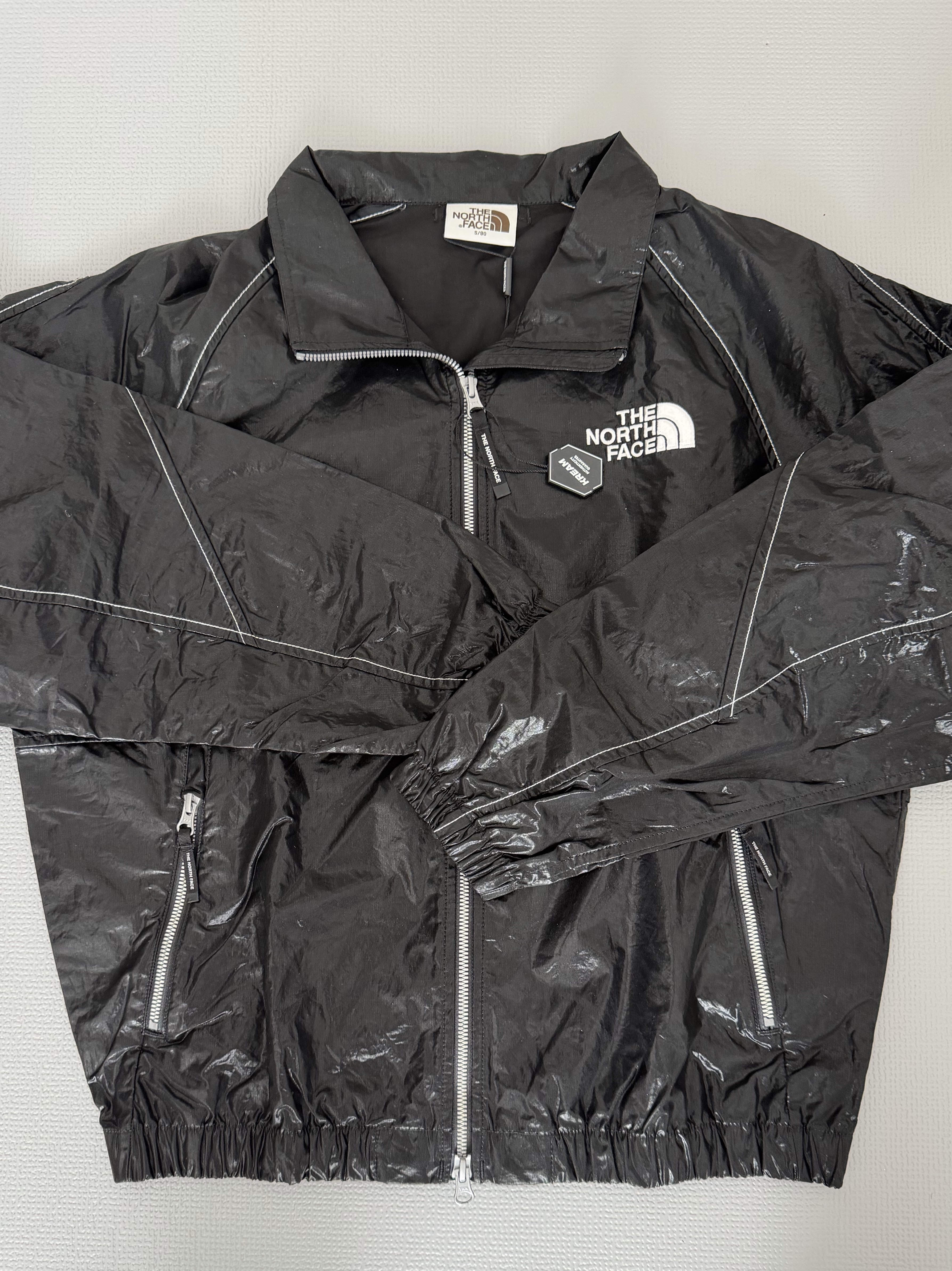 The North Face White Label Novelty Olema Jacket Black 착용 스타일