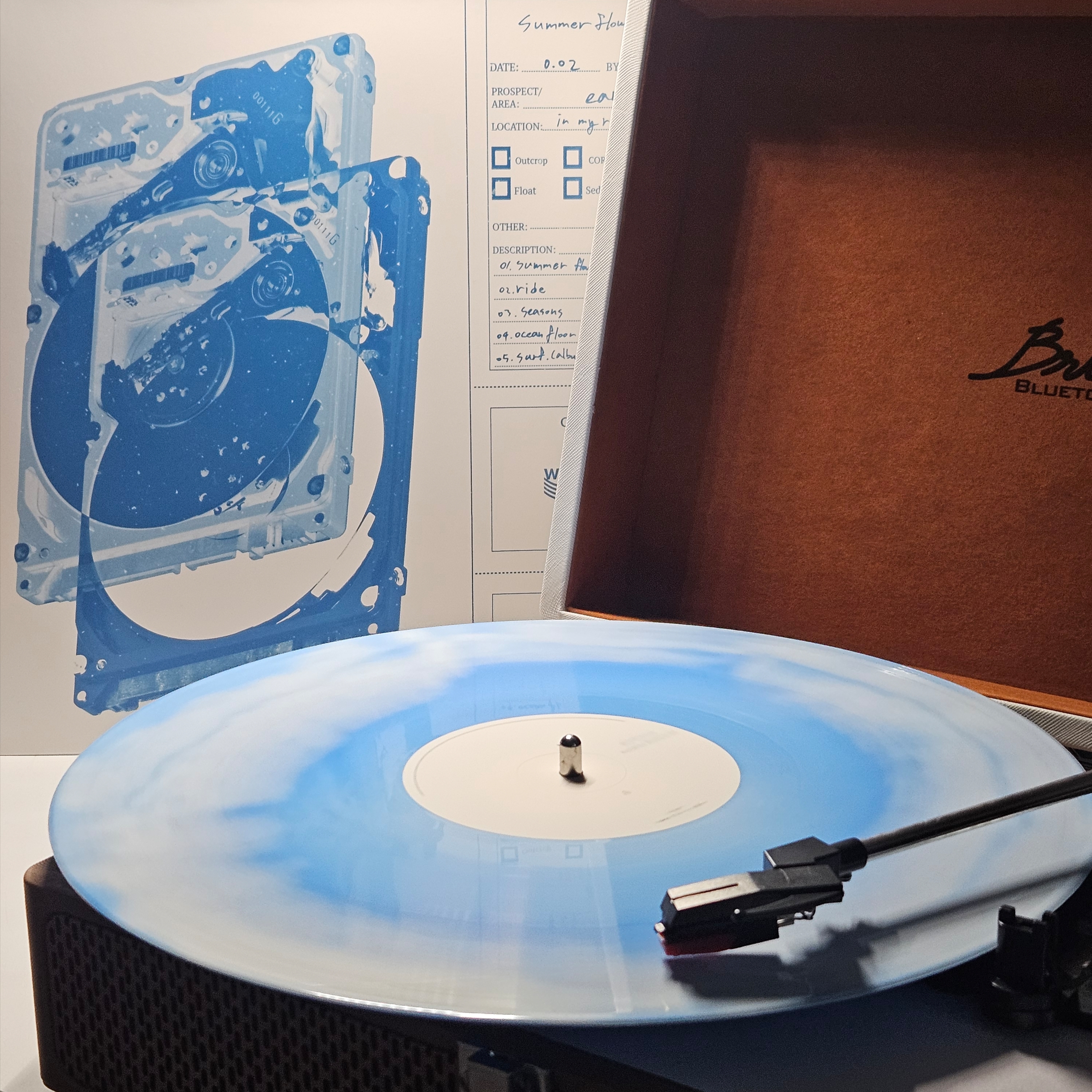 Wave to Earth 2nd EP Summer Flows 0.02 love. 0.3 Seoul Solo Concert Edition LP Blue, Britz BZ-TP4000 Retro LP Turntable Bluetooth Speaker 착용 스타일