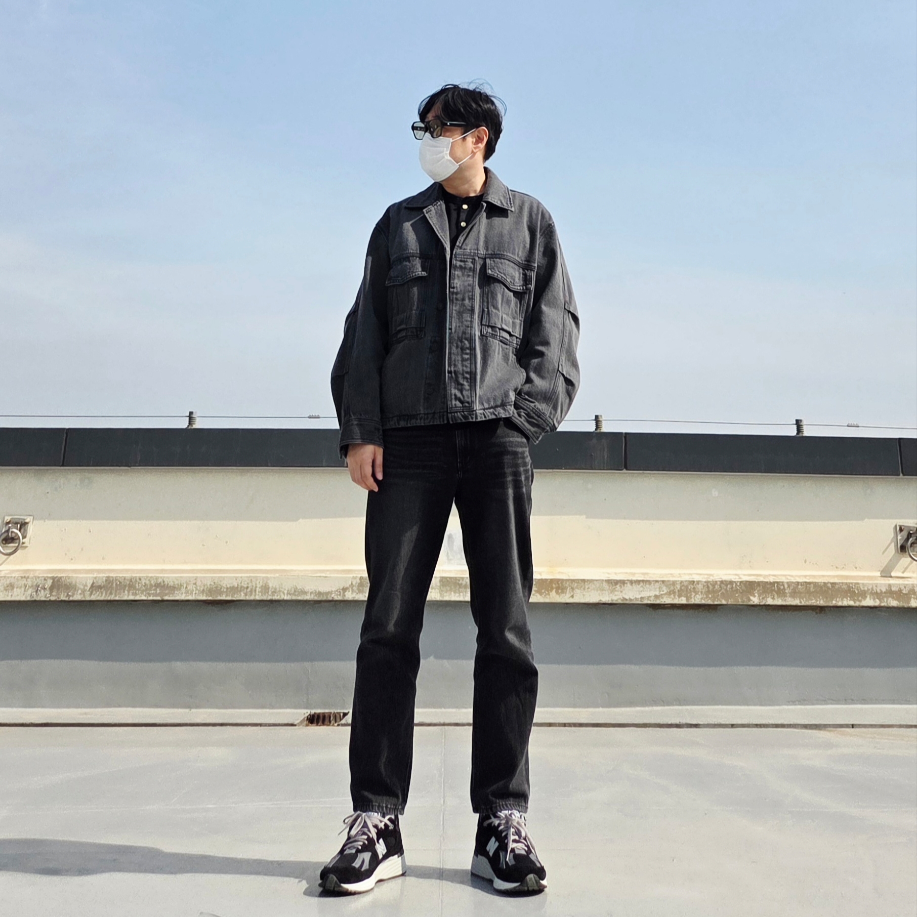 New Balance 991v2 Made in UK Black ์ฐฉ์ฉ ์คํ์ผ - 2