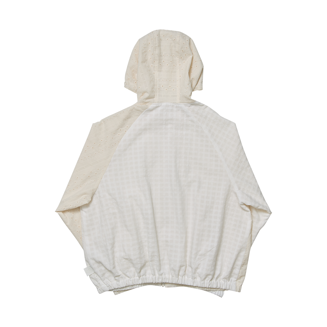 고트 패치워크 레이스 후디 점퍼 멀티 아이보리(GORT Patchwork Lace Hoodie Jumper Multi Ivory) - 2