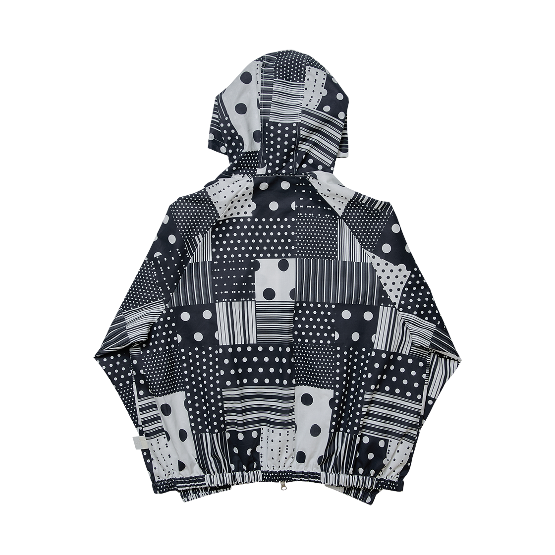 고트 패치워크 그래픽 후디 점퍼 블랙(GORT Patchwork Graphic Hoodie Jumper Black) - 2