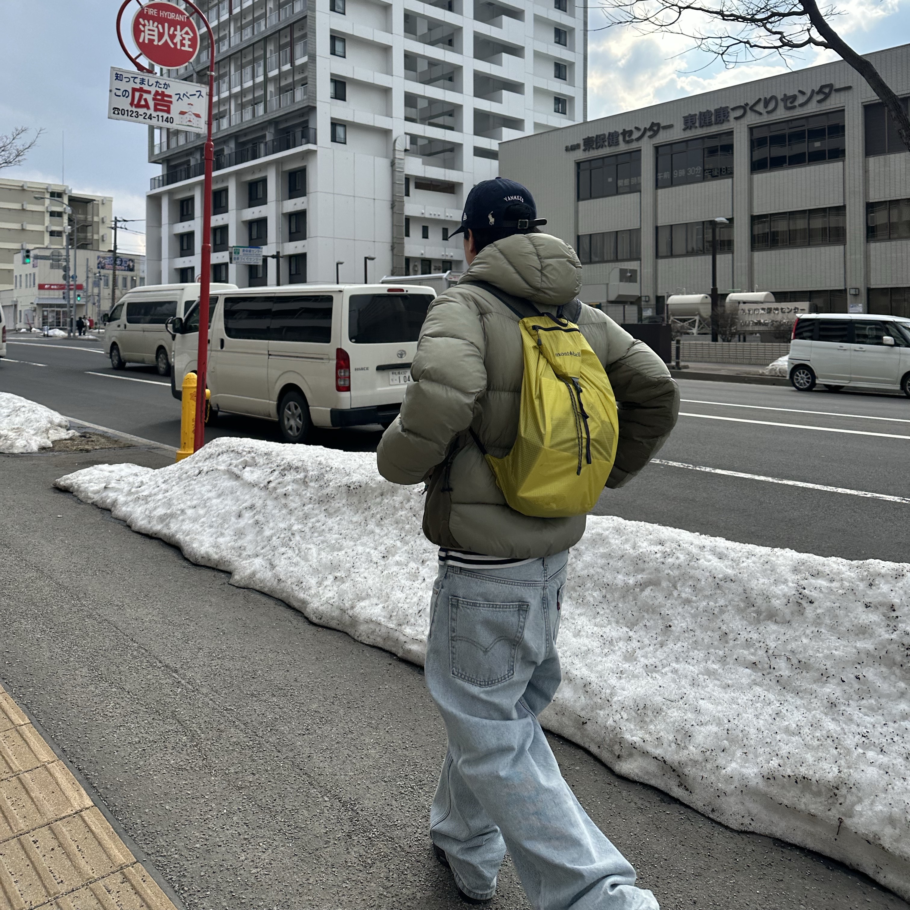 New Era MLB x Ralph Lauren Cooperstown New York Yankees Long Visor Unstructured Ball Cap Navy, Nike ACG Therma-Fit ADV Lunar Lake Puffer Jacket Light Army - Asia 착용 스타일 - 4