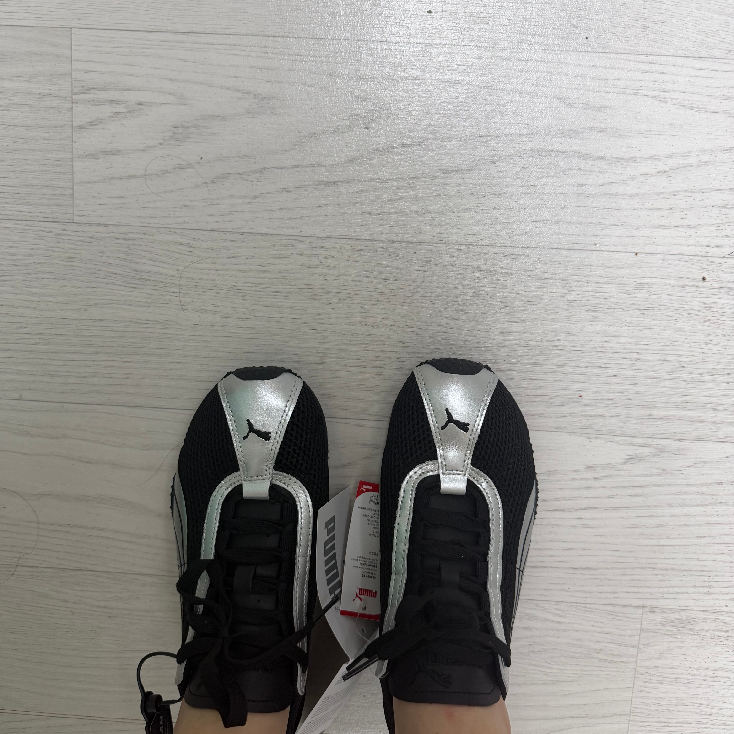 Puma H-street OG Black Silver 착용 스타일