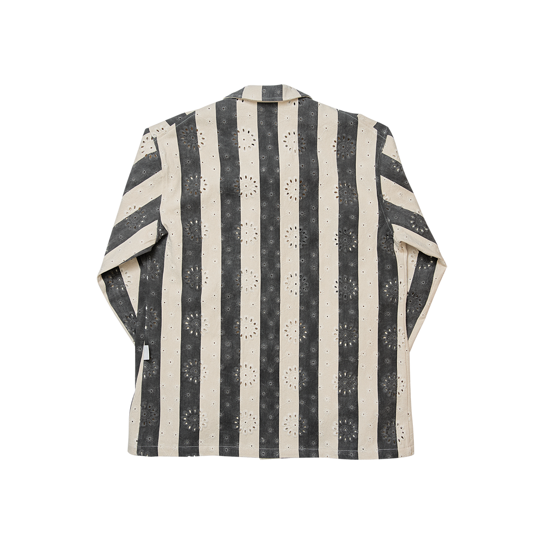 고트 스트라이프 레이스 워크 자켓 차콜(GORT Stripe Lace Work Jacket Charcoal) - 2