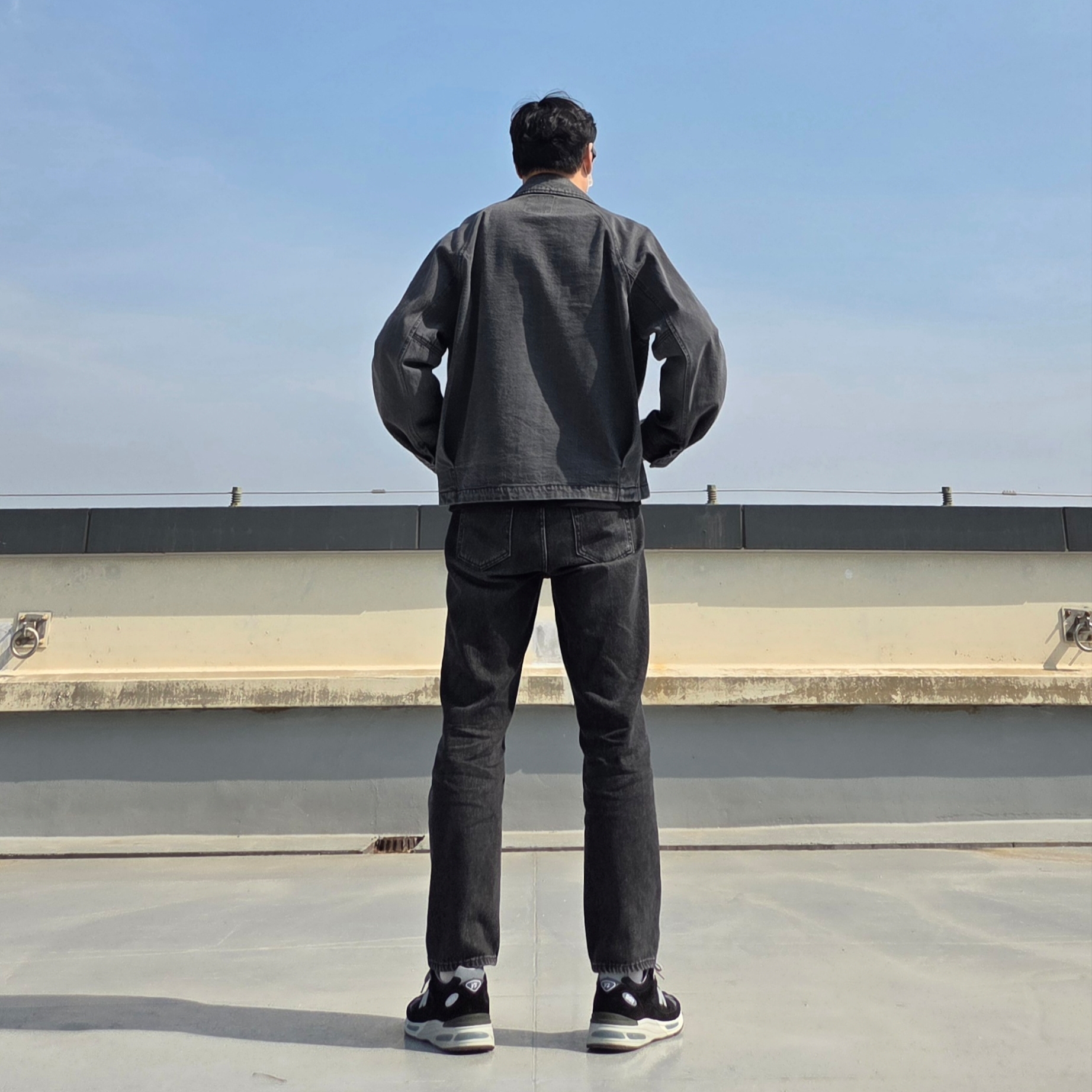 New Balance 991v2 Made in UK Black ์ฐฉ์ฉ ์คํ์ผ - 4