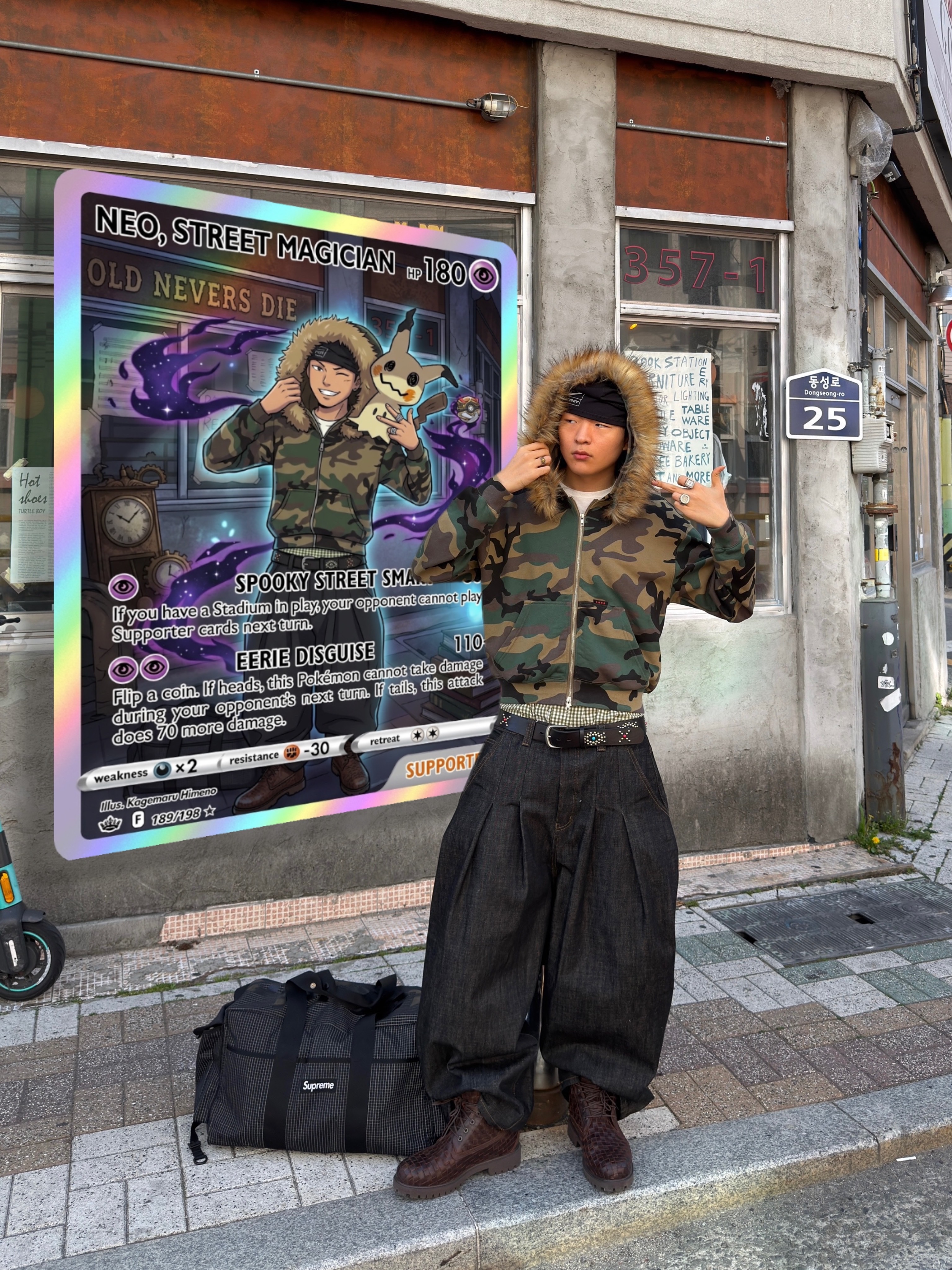 Timberland Premium 6 inch Waterproof Boot Wheat Nubuck - Wide, Supreme Duffle Bag Black - 24SS 착용 스타일 - 5