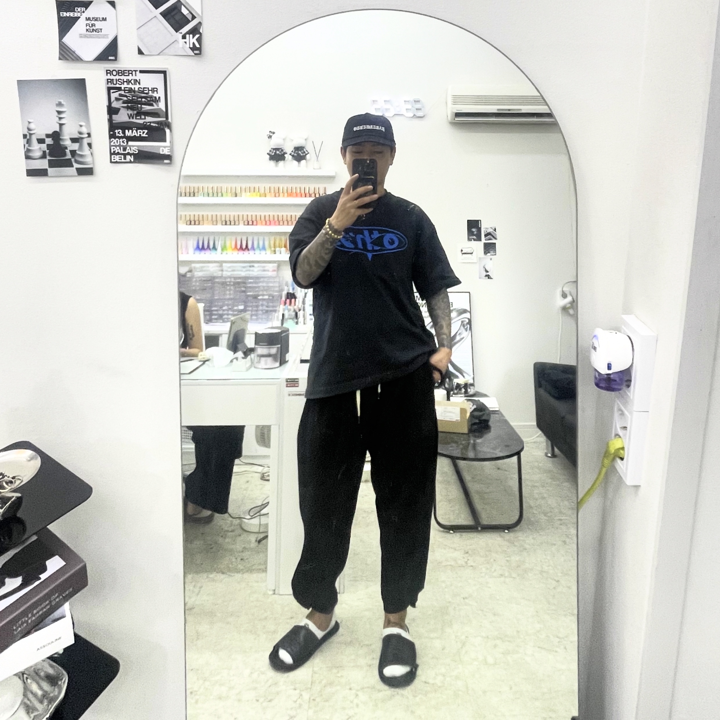 Nike x Off-White NRG T-Shirt Black - Asia 착용 스타일