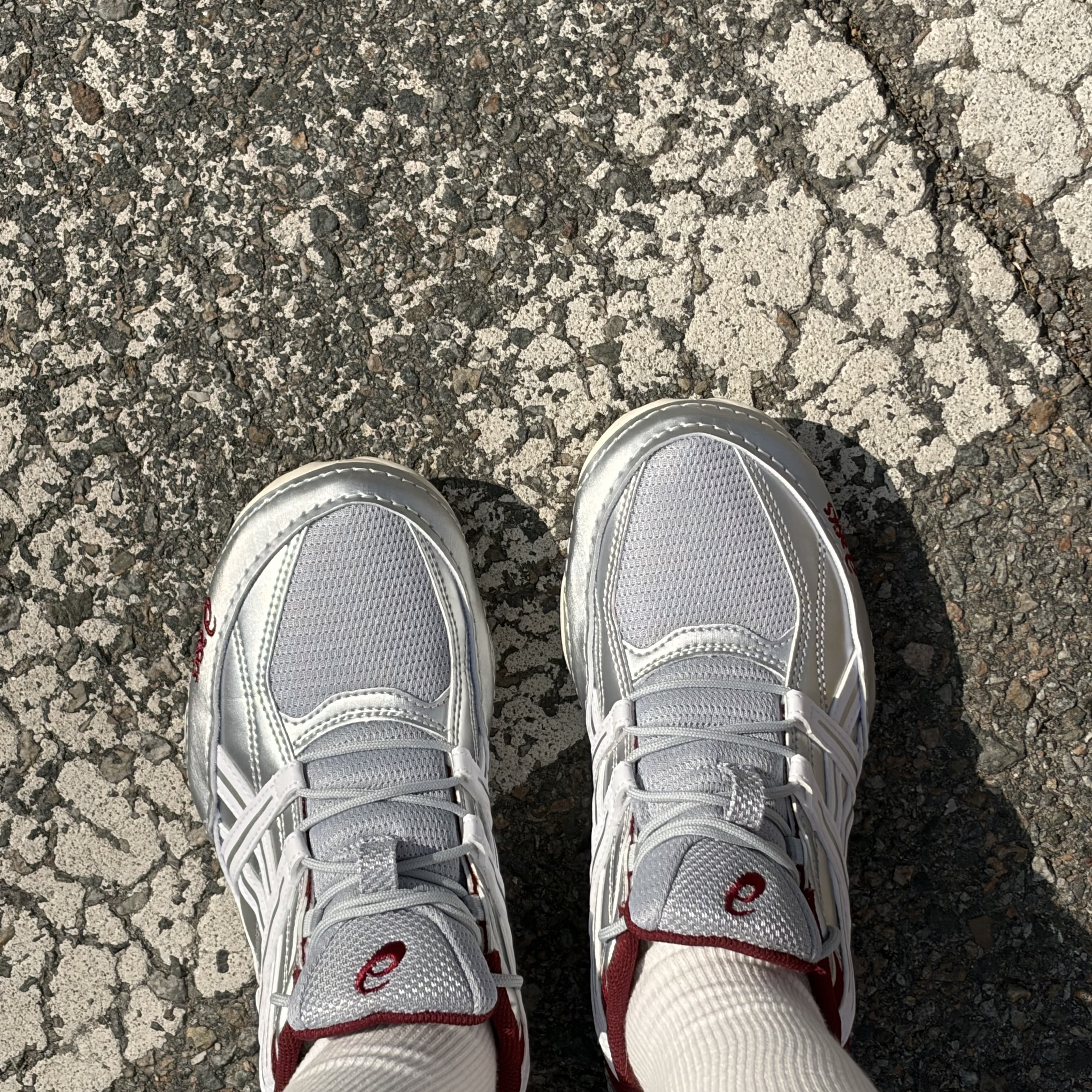 Asics Hypersync Piedmont Grey Pure Silver 착용 스타일