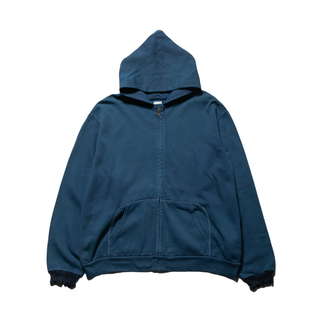 아프레쎄 빈티지 라이트 웨이트 집 스웨트 후드 블루 - 26SS(A.Presse Vintage Light Weight Zip Sweat Hoodie Blue - 26SS)