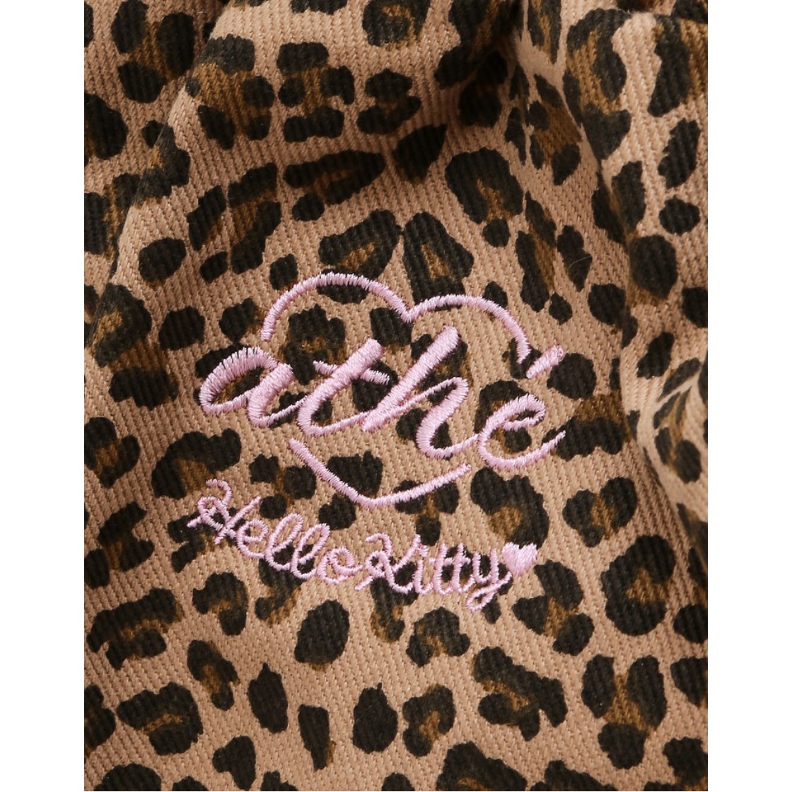 아떼 바네사브루노 액세사리 [Hello Kitty x athe] 르봉 레오파드 브라운 백팩 겸 숄더백 S 브라운(Athe Vanessabruno Acc [Hello Kitty X Athe] Lebon Leopard Brown Backpack & Shoulder Bag S Normal Brown) - 5