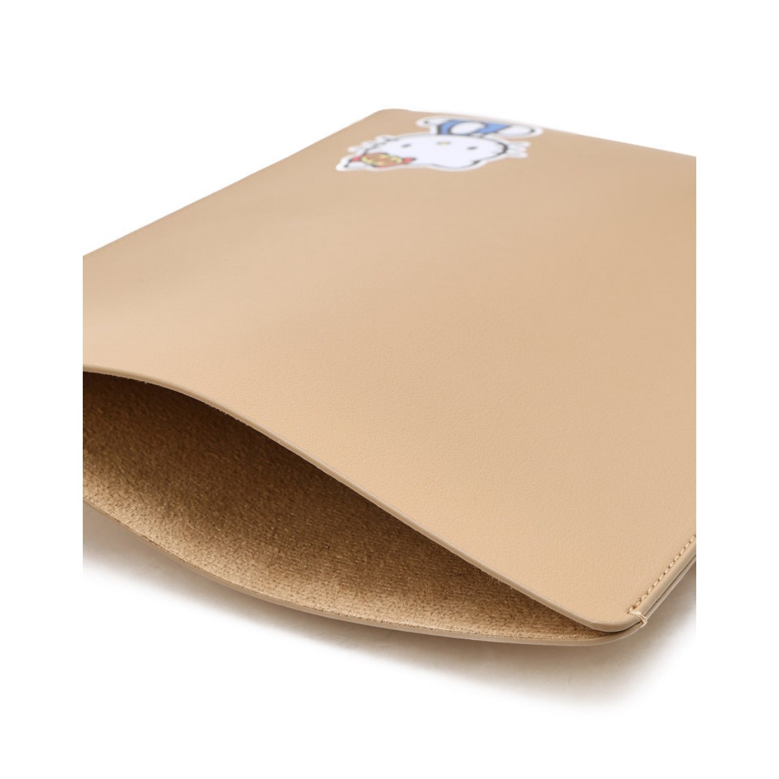 아떼 바네사브루노 액세사리 [Hello Kitty x athe] 베이지 헬로키티 11인치 태블릿 파우치 브라운(Athe Vanessabruno Acc [Hello Kitty X Athe] Beige Hello Kitty 11-Inch Tablet Pouch Normal Brown) - 2