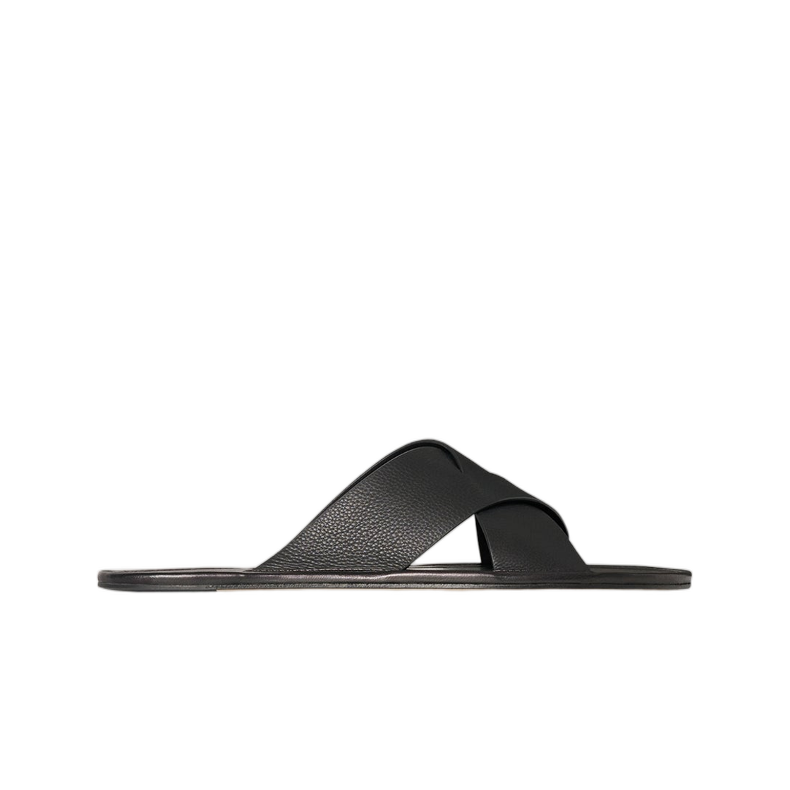 (W) 더 로우 말릭 크로스 샌들 블랙((W) The Row Malick Cross Sandal Black) - 1