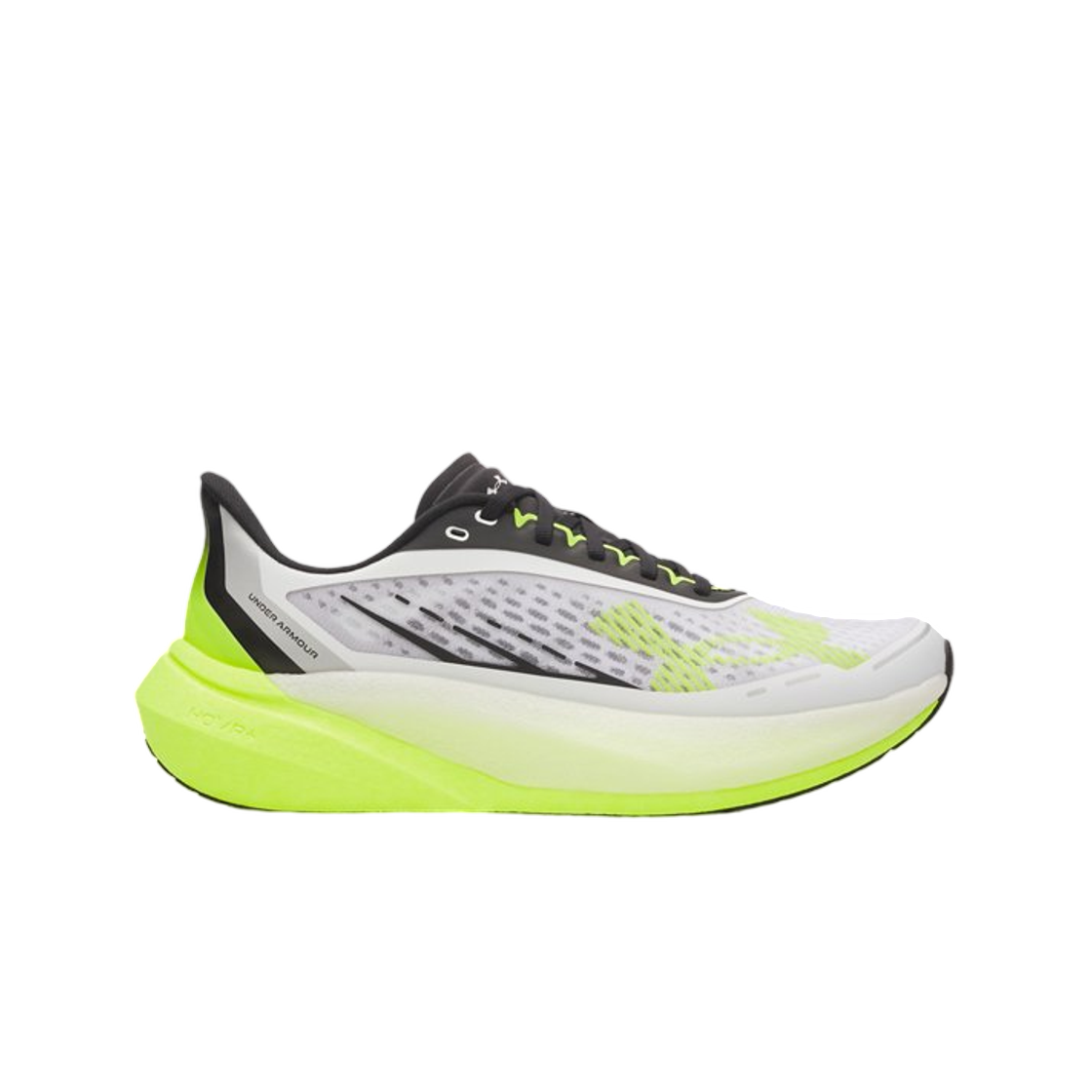 6006030-102 Under Armour UA Velociti Distance Running Shoes White High Vis Yellow