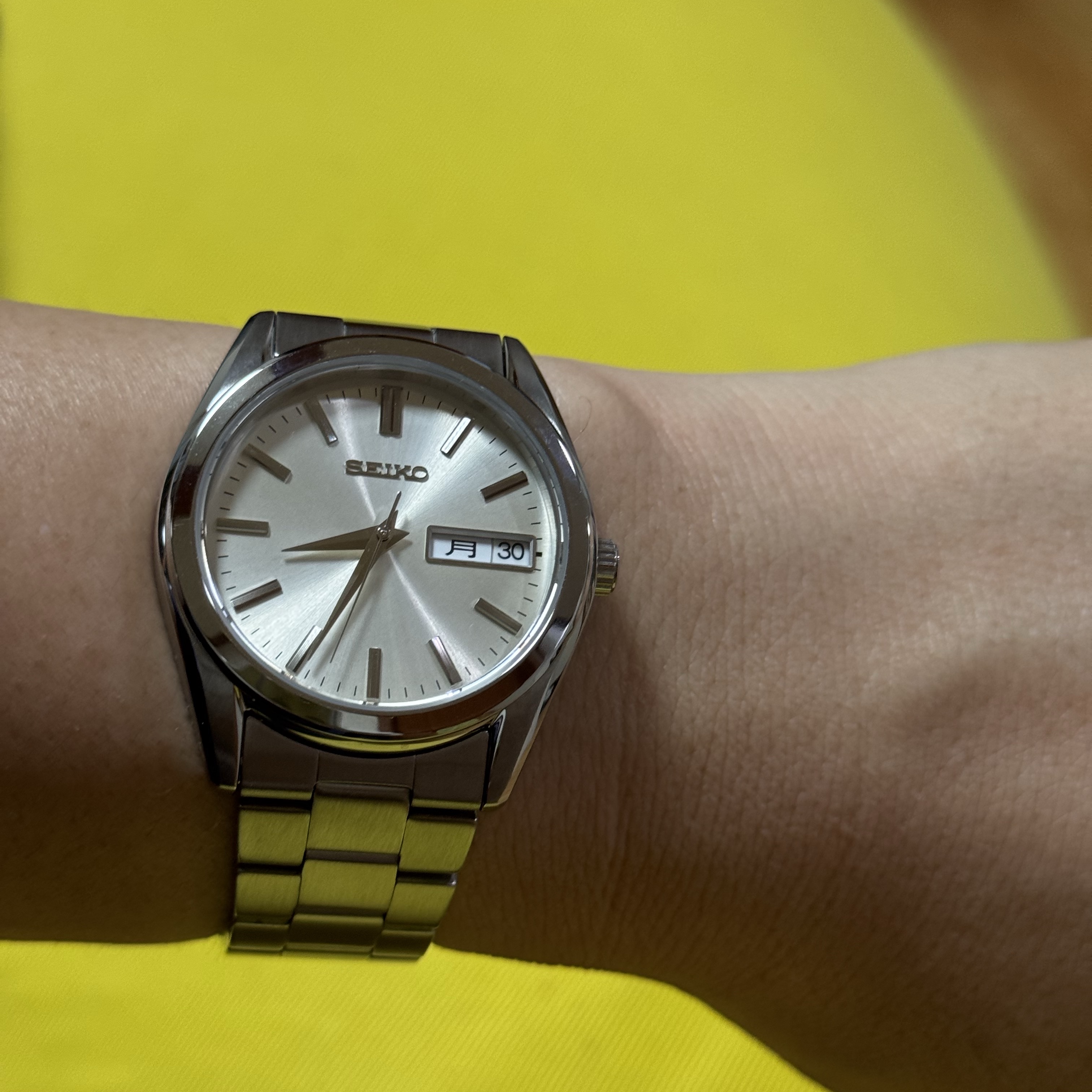 Seiko SBTH007 Silver 착용 스타일