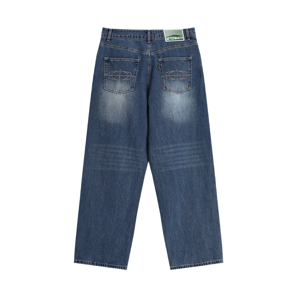애프터매스 데미지 데님 팬츠 인디고(Aftermath Damaged Denim Pants Indigo) - 3