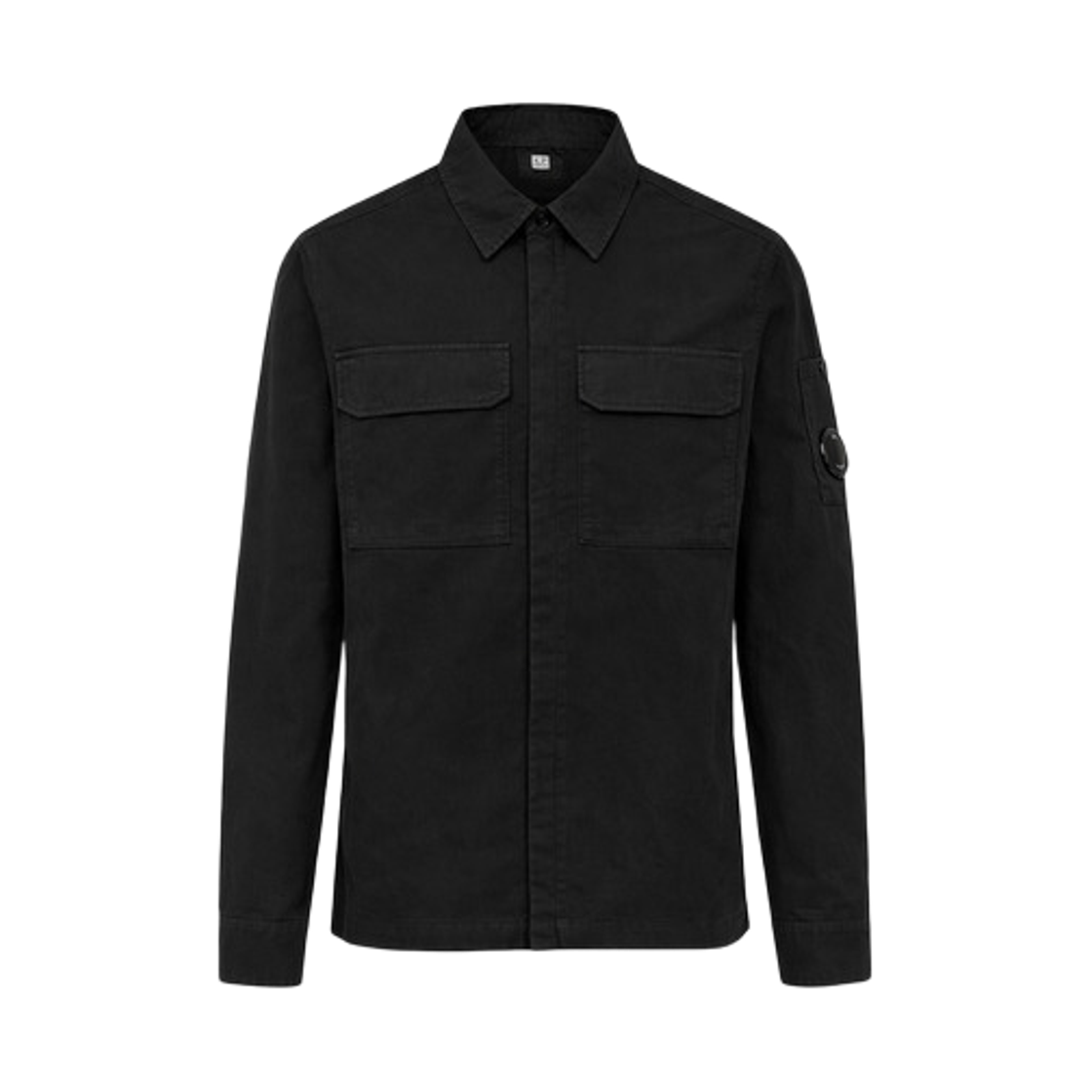 20CMOS156A110143G999 C.P. Company Chest Pocket Overshirt Black - 26SS