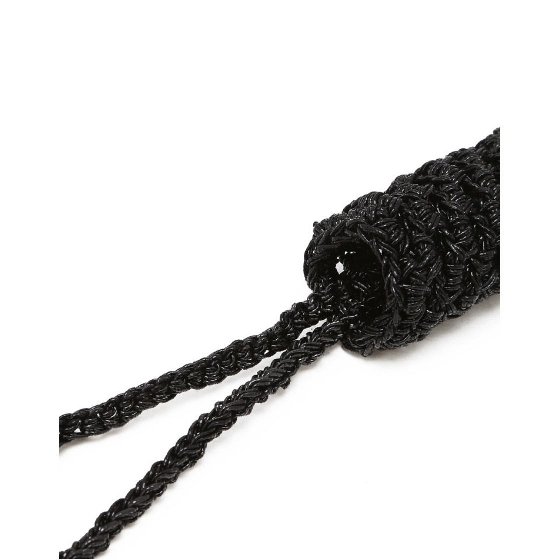 아떼 바네사브루노 액세사리 메탈 니팅 립스틱 케이스 블랙(Athe Vanessabruno Acc Metal Knitting Lipstick Case Black) - 2