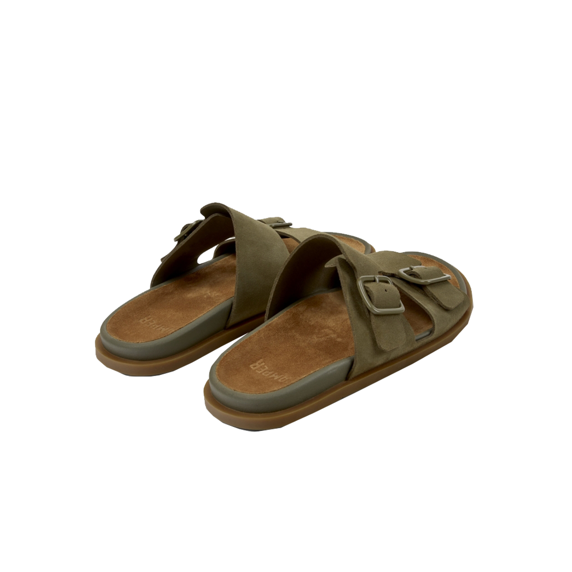 캠퍼 남성 유크 샌들 슬리퍼 카키(Camper Men Lluc Sandal Slippers Khaki) - 4