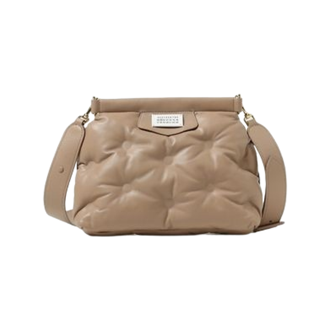 메종 마르지엘라 글램 슬램 클래식 스몰 크로스바디백 머드 브라운(Maison Margiela Glam Slam Classique Small Crossbody Bag Mud Brown) - 1