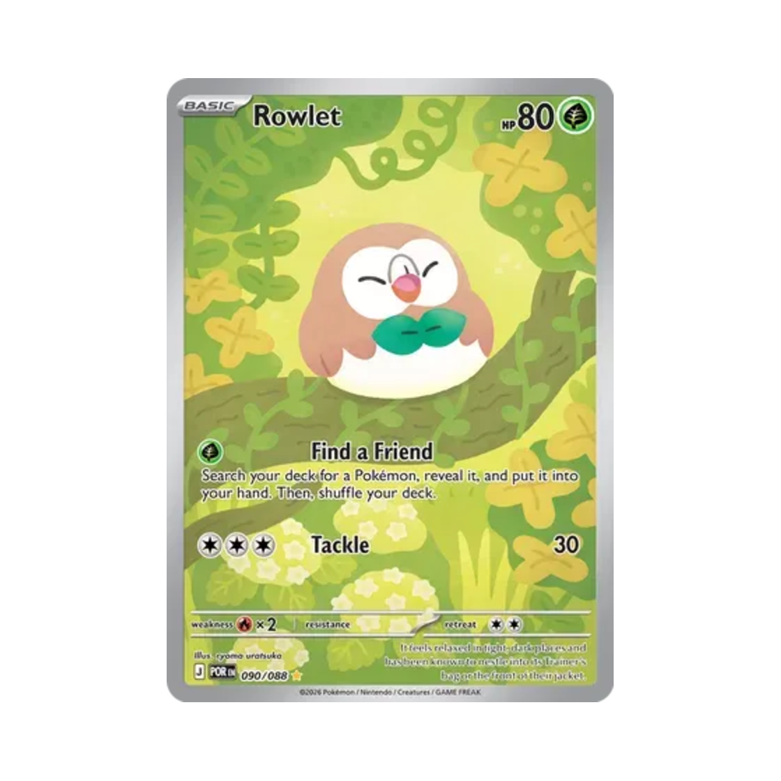 포켓몬 TCG 나몰빼미 IR 퍼펙트 오더 (영문판)(Pokemon TCG Rowlet I Perfect Order (English Ver.))
