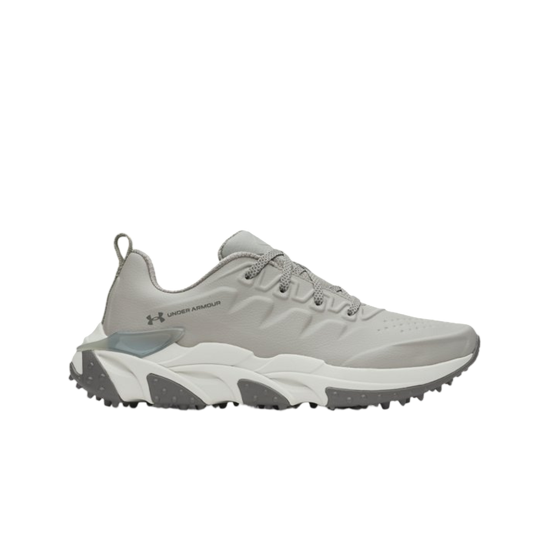 언더아머 UA 헤일로 투어 스파이크리스 골프 슈즈 티타늄 서밋 화이트 클레이 그린(Under Armour UA Halo Tour Spikeless Golf Shoes Titanium Summit White Clay Green) - 1