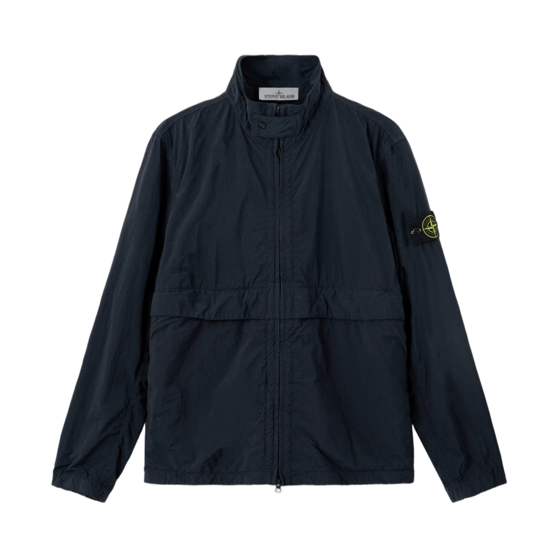 L1S1541000-56S0345-V0020 Stone Island 4100056 Nylon Smerigliato-TC Stand Collar Jacket with Anti-Drop Navy Blue - 26SS