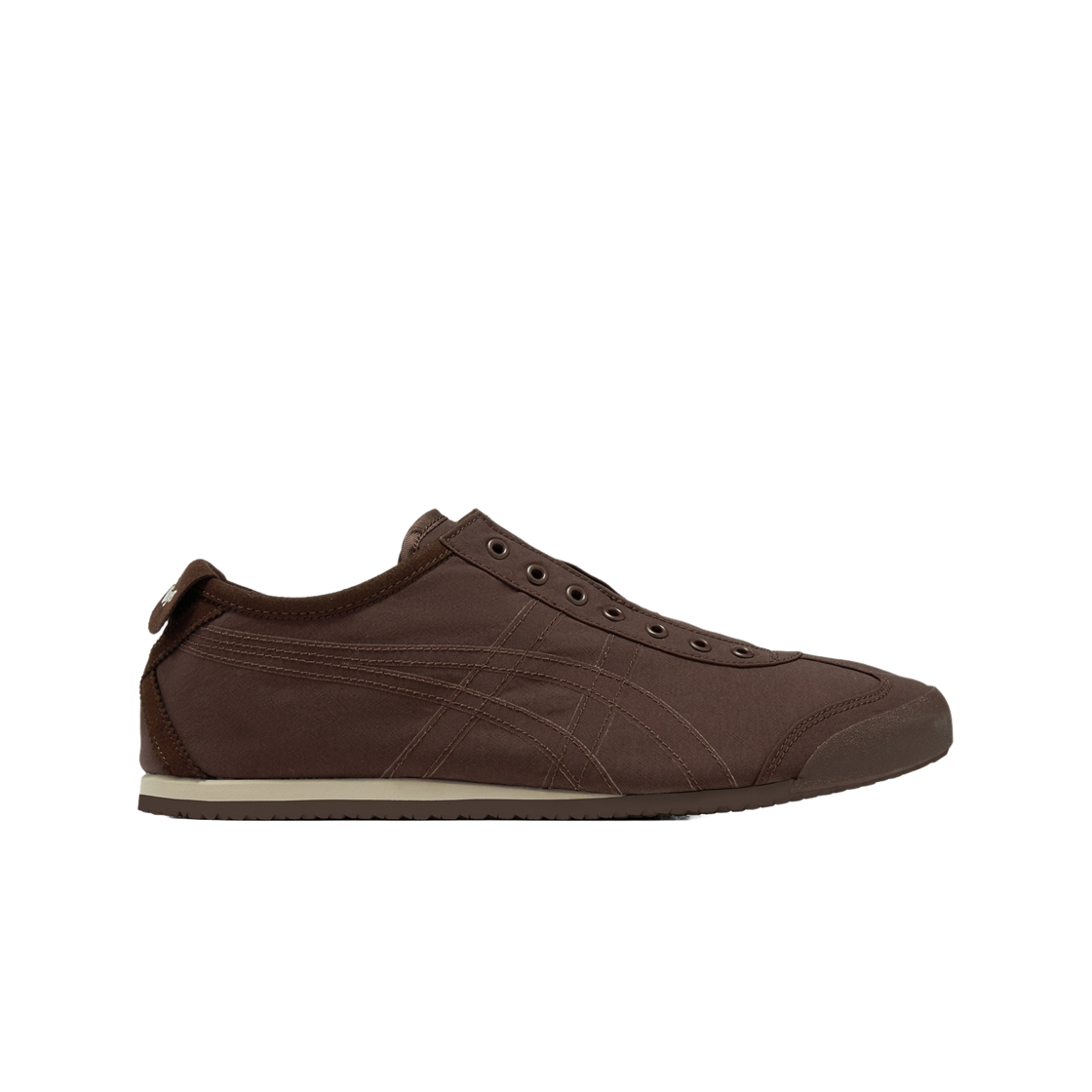 1183B603-202 Onitsuka Tiger Mexico 66 Slip-On Dark Brown