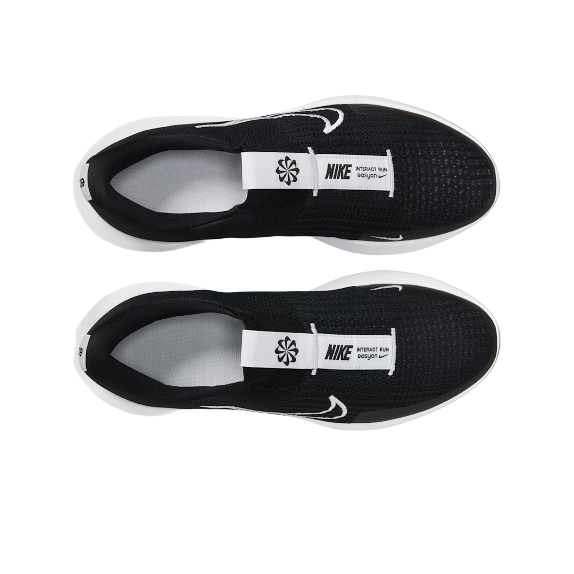 나이키 인터랙트 런 이지온 블랙 화이트(Nike Interact Run Easyon Black White) - 2