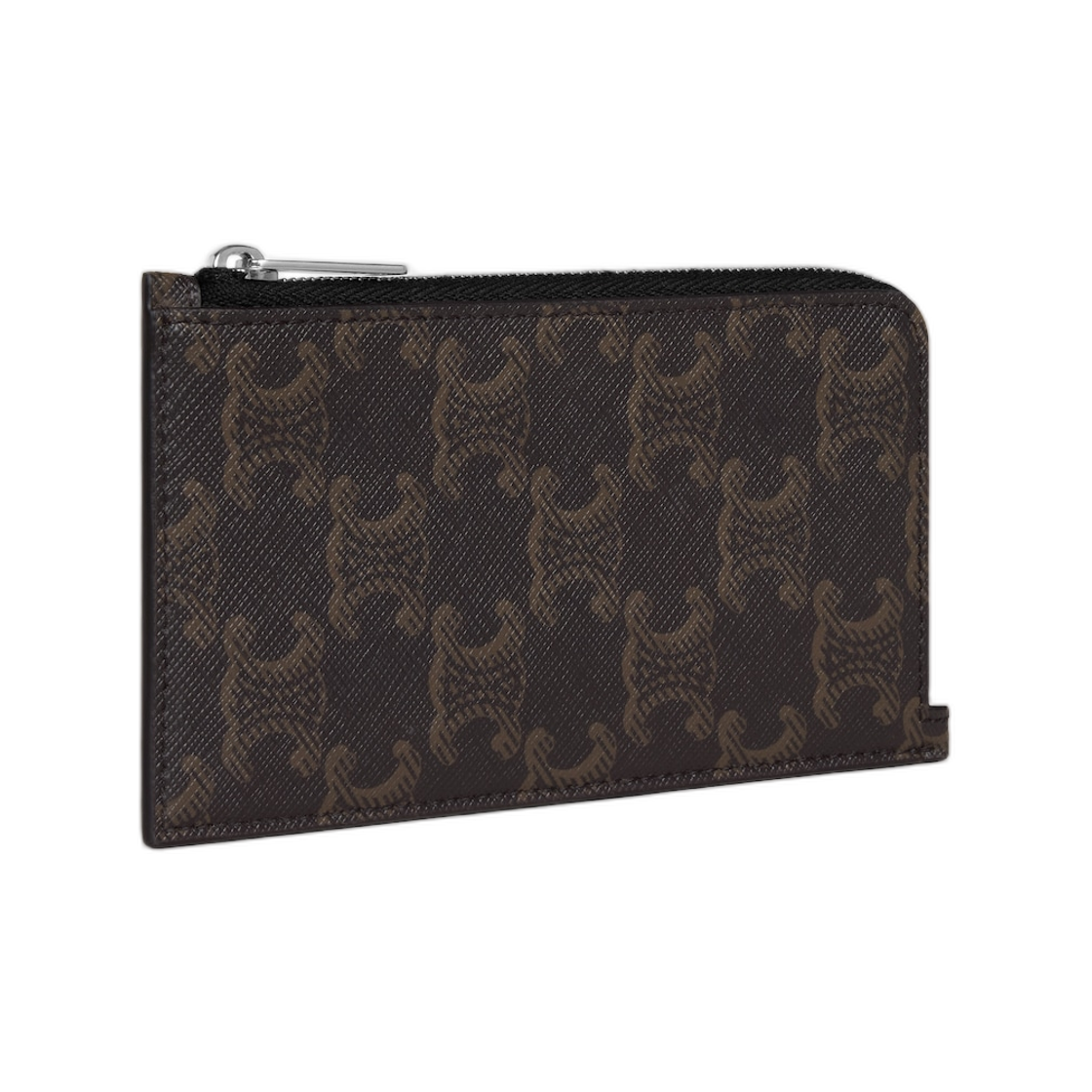 셀린느 롱 지퍼 카드 홀더 트리옹프 캔버스 블랙(Celine Long Zipped Card Holder in Triomphe Canvas Black) - 2