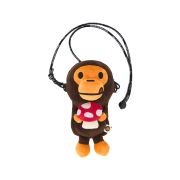 BAPE Baby Milo Plush Mobile Bag Brown