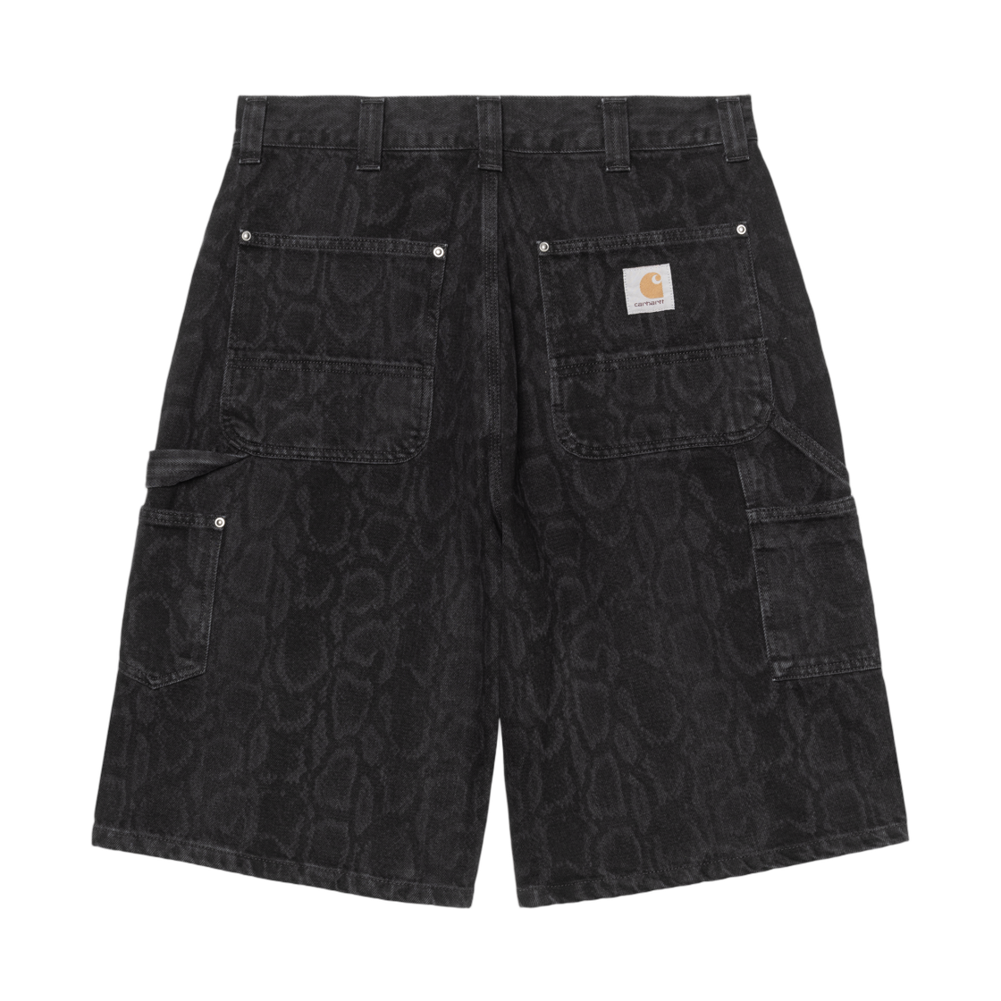 칼하트 WIP OG 더블 니 쇼츠 스네이크 카모 블랙(Carhartt WIP OG Double Knee Short Snake Camo Black) - 1